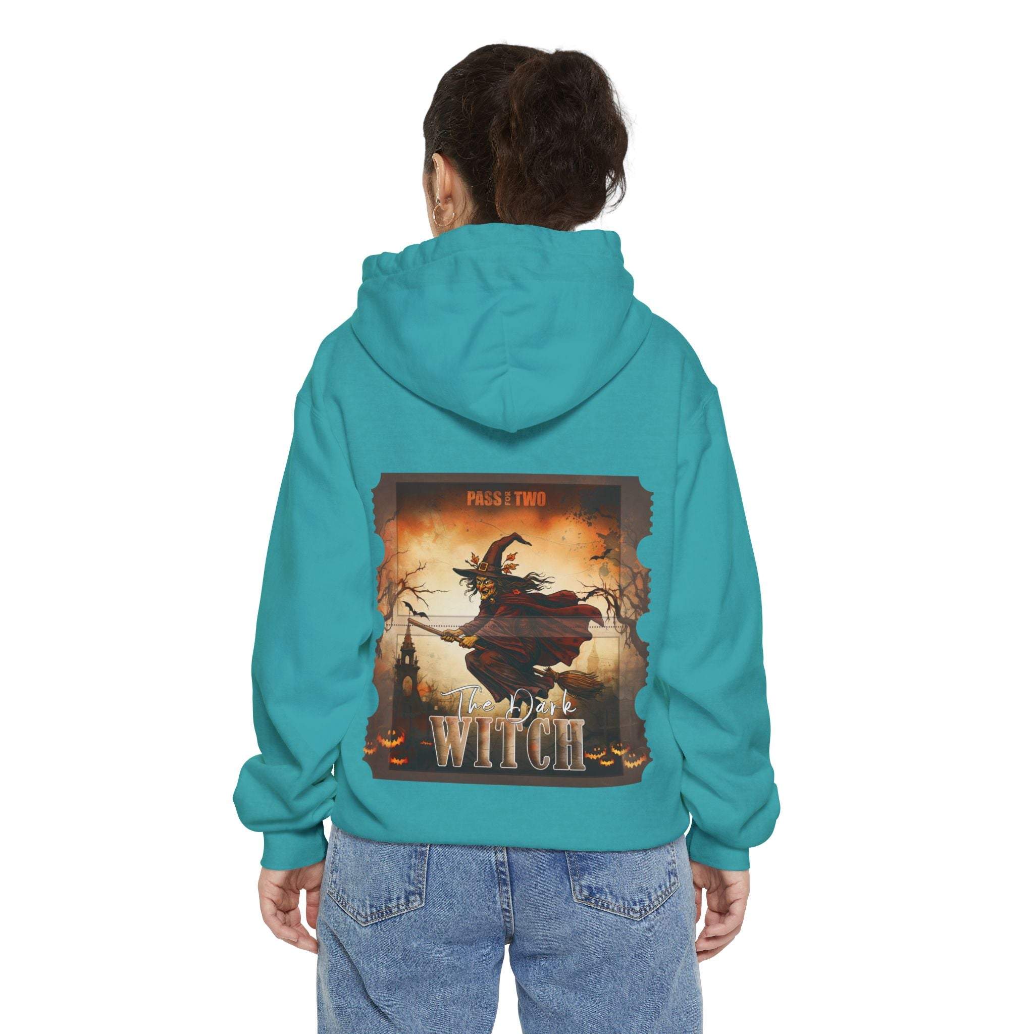 Vintage Halloween The Dark Witch Movie Ticket Hoodie - TeninoVentures