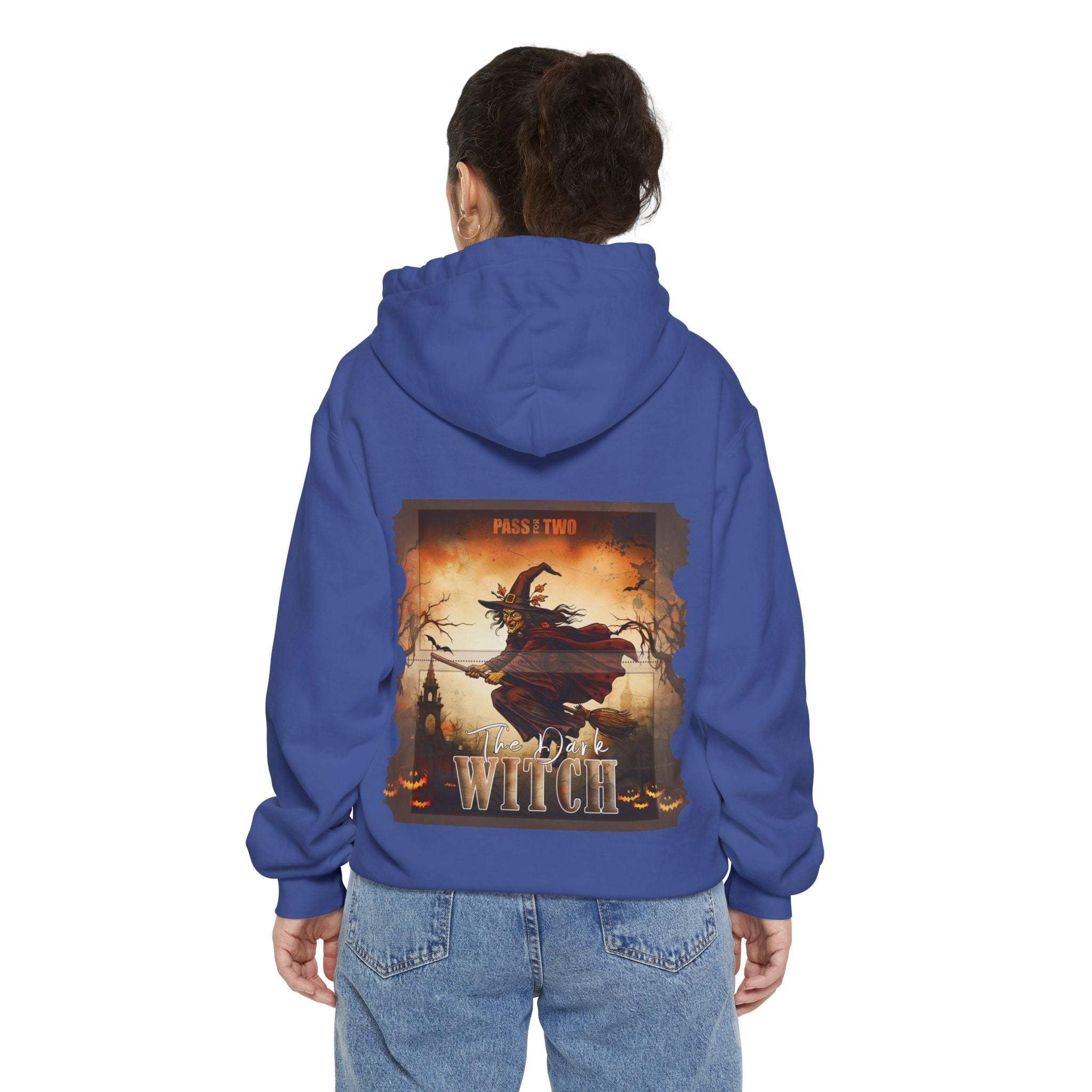 Vintage Halloween The Dark Witch Movie Ticket Hoodie - TeninoVentures
