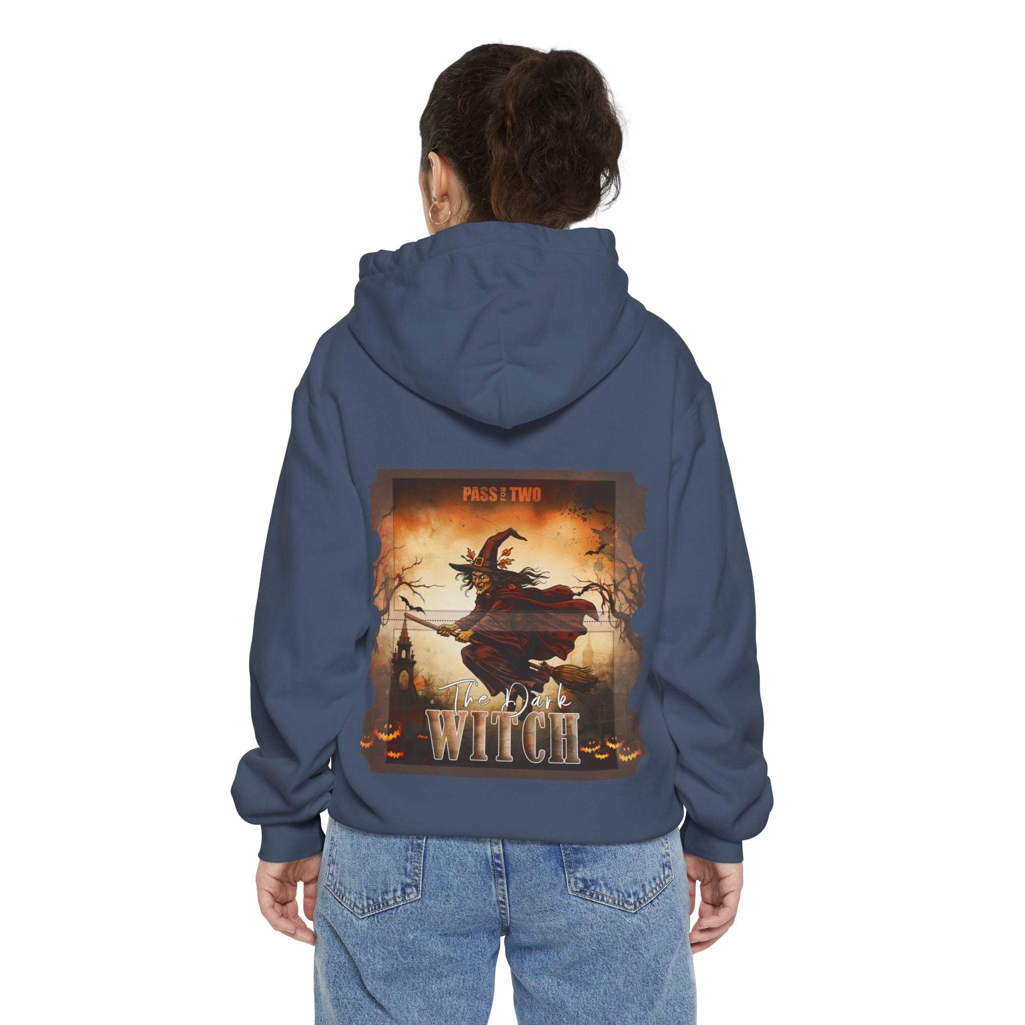 Vintage Halloween The Dark Witch Movie Ticket Hoodie - TeninoVentures