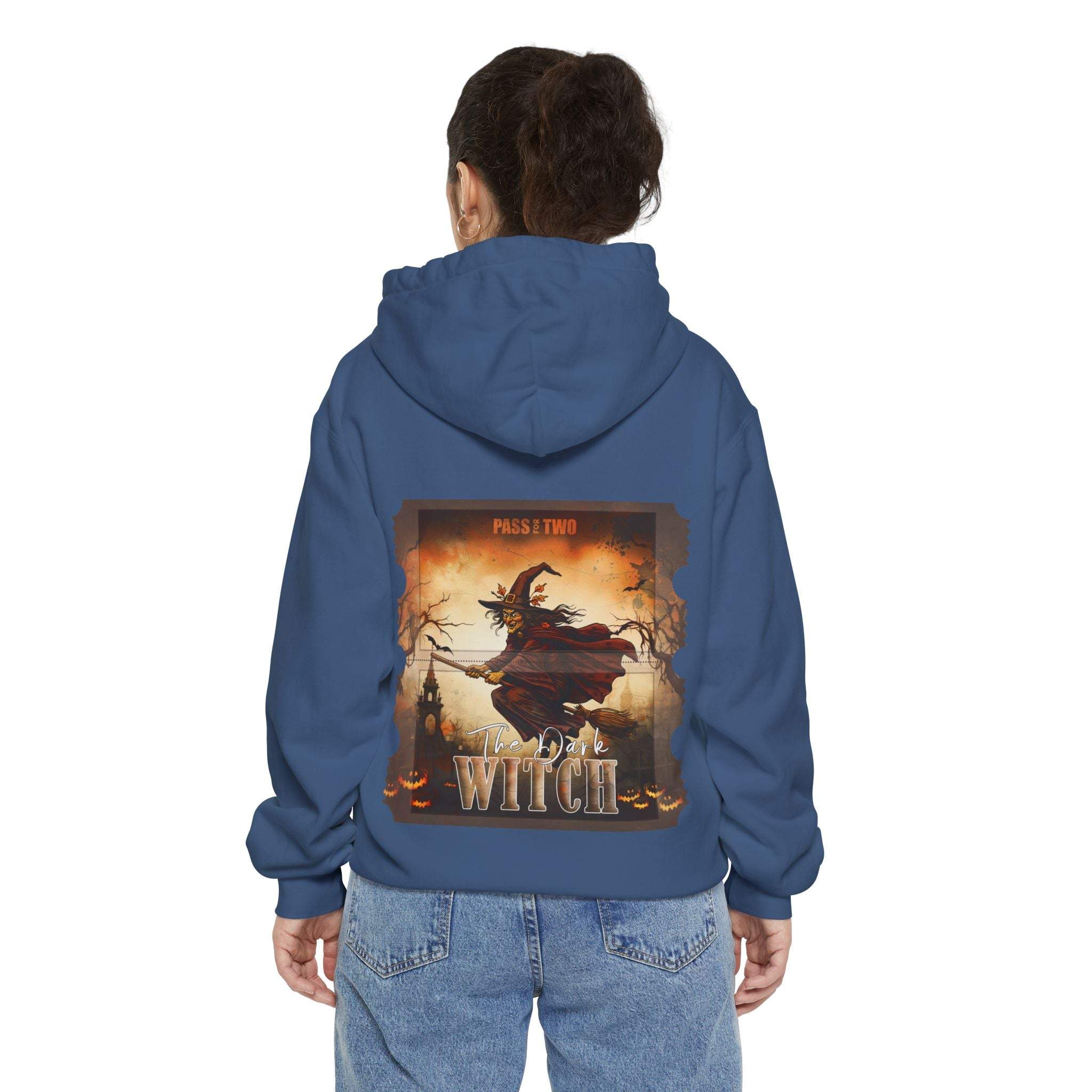 Vintage Halloween The Dark Witch Movie Ticket Hoodie - TeninoVentures