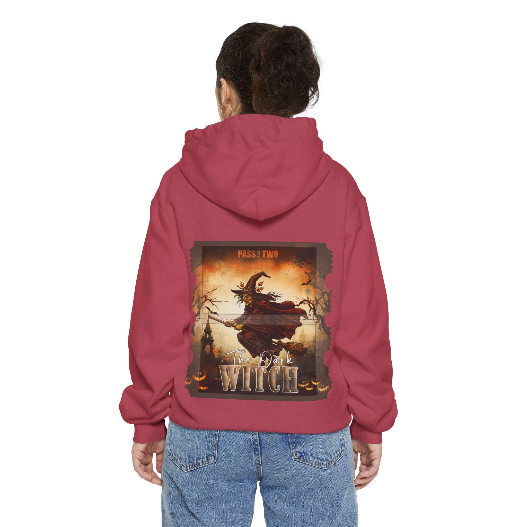Vintage Halloween The Dark Witch Movie Ticket Hoodie - TeninoVentures