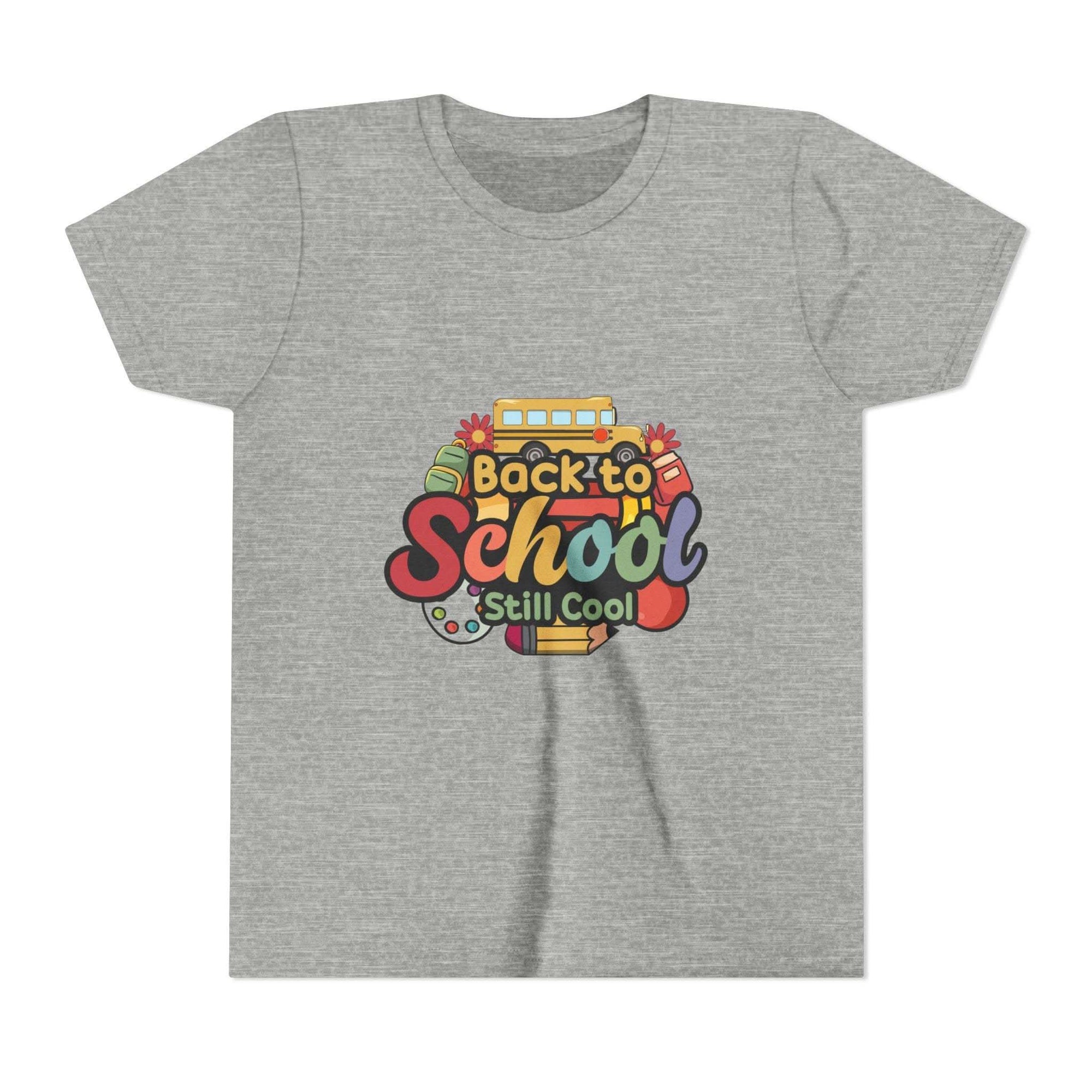 Back to School Youth Tee - Lightweight Cotton T-Shirt for Kids & Teens