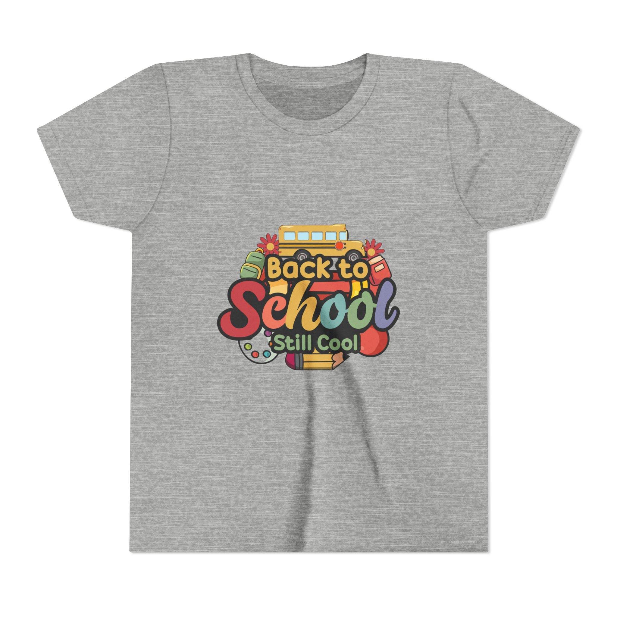 Back to School Youth Tee - Lightweight Cotton T-Shirt for Kids & Teens
