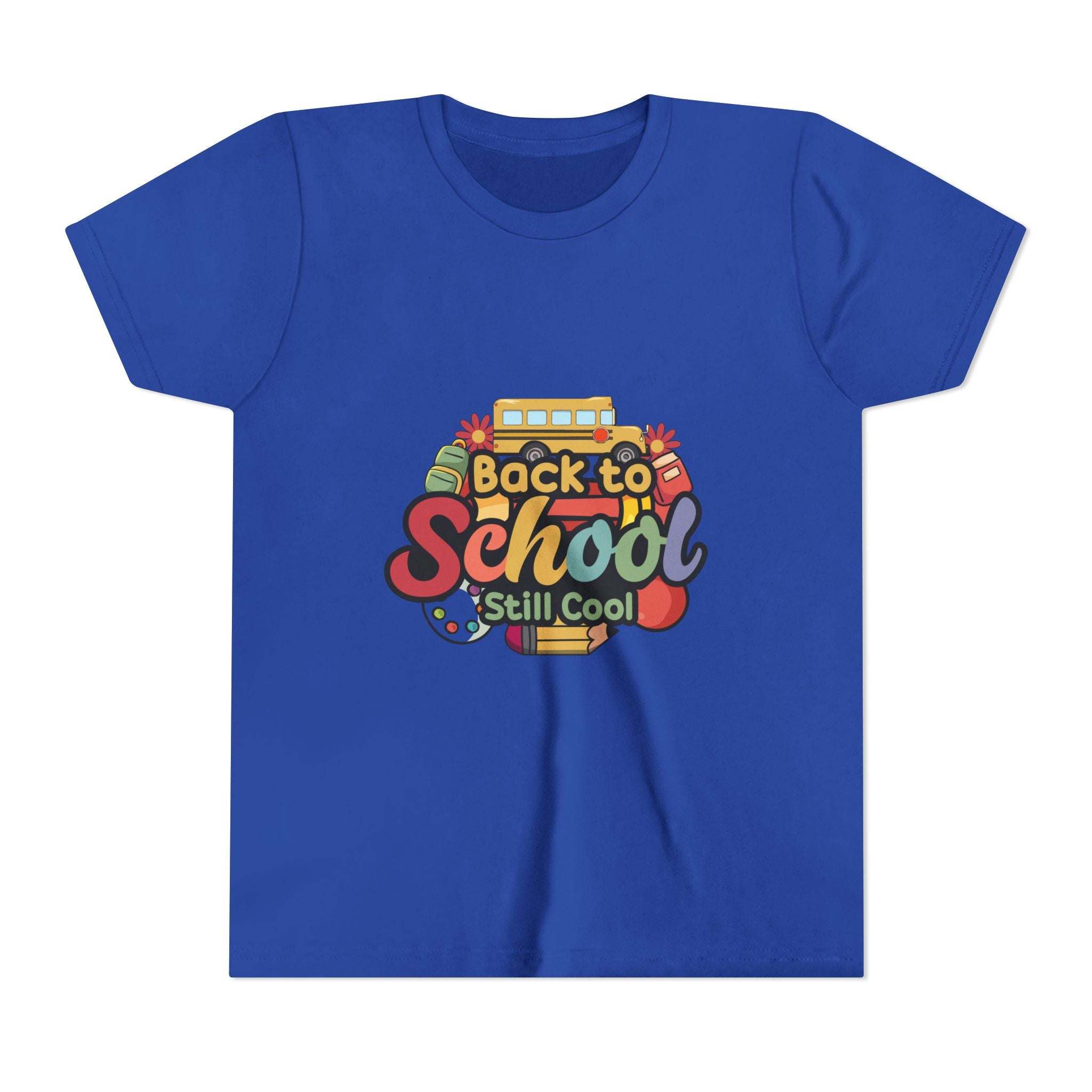 Back to School Youth Tee - Lightweight Cotton T-Shirt for Kids & Teens