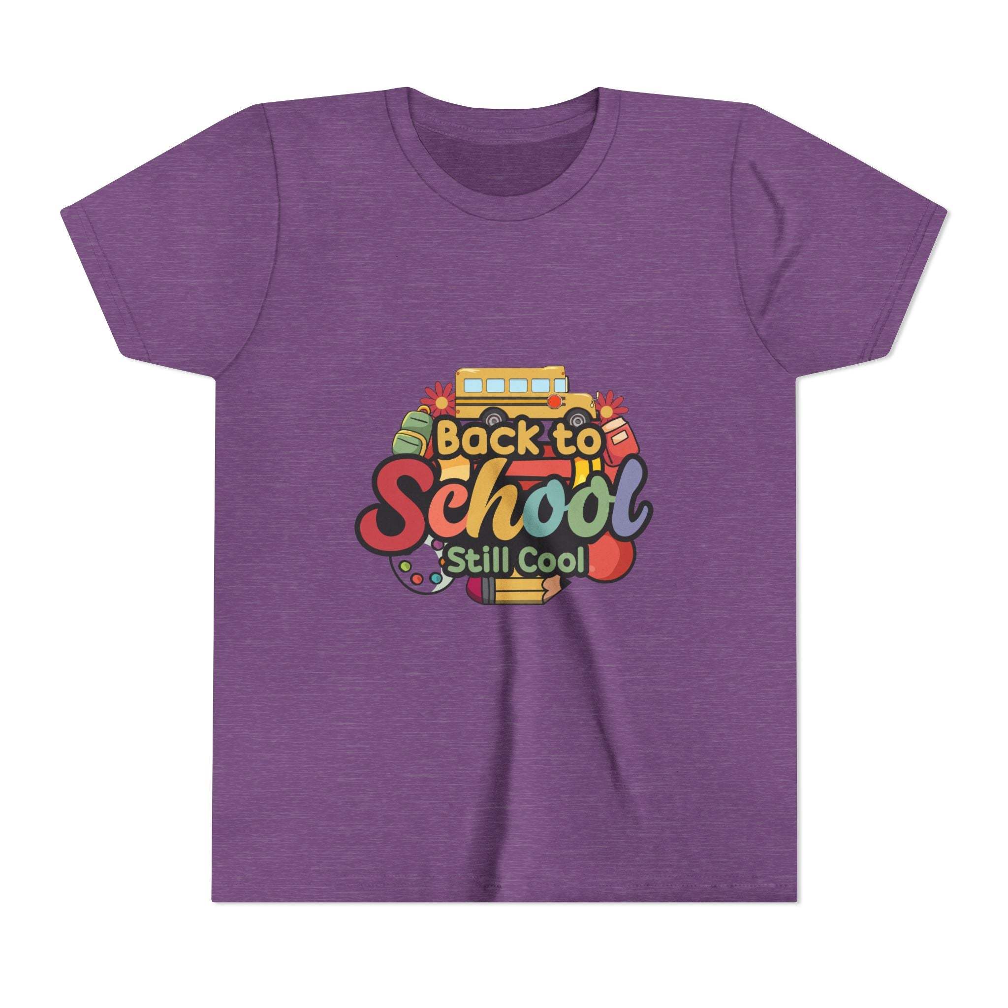 Back to School Youth Tee - Lightweight Cotton T-Shirt for Kids & Teens