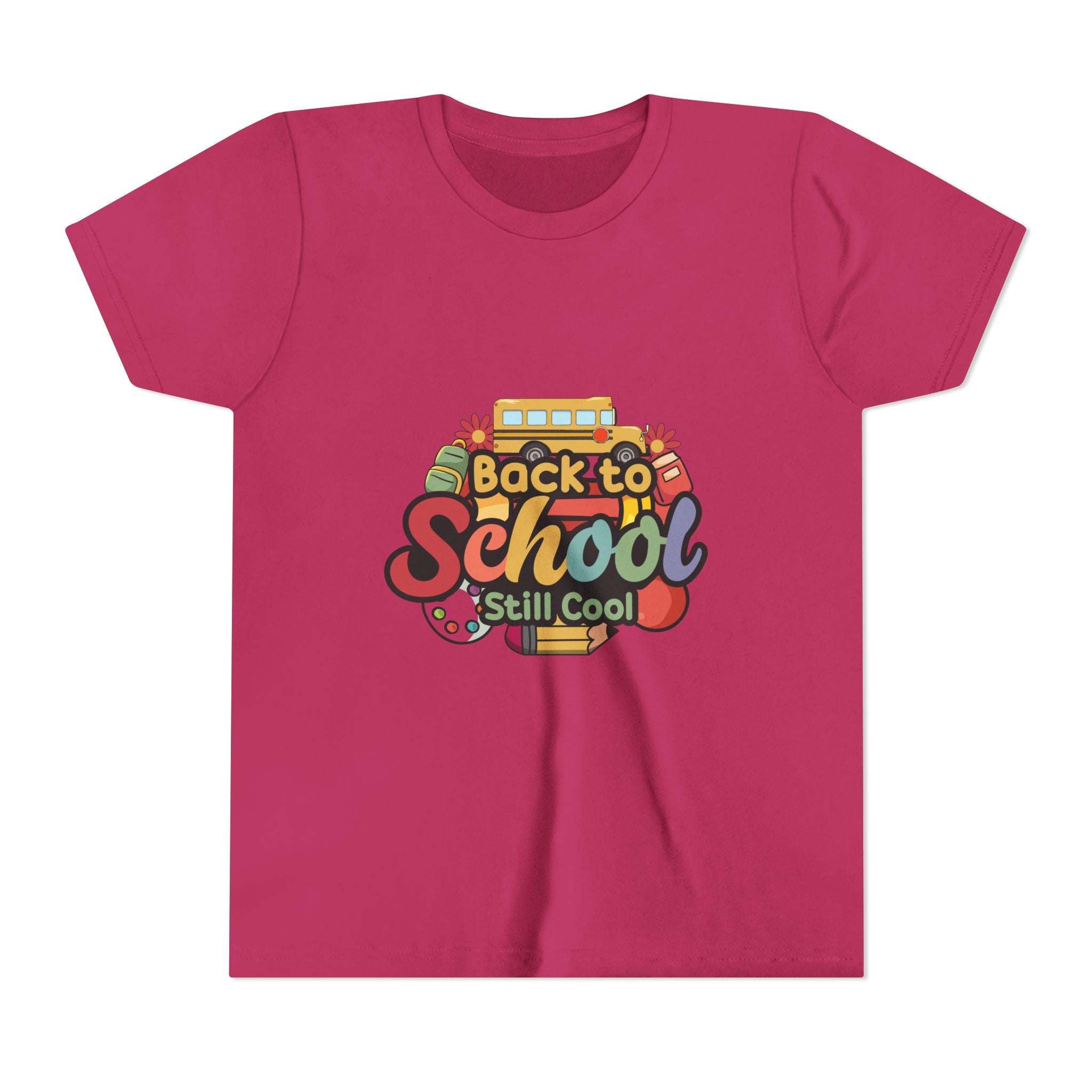 Back to School Youth Tee - Lightweight Cotton T-Shirt for Kids & Teens