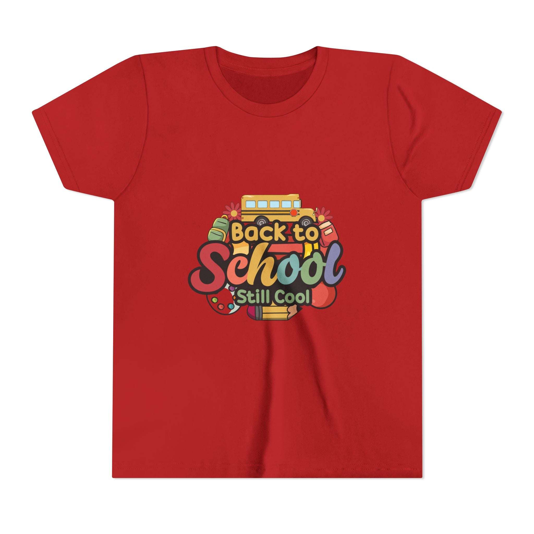 Back to School Youth Tee - Lightweight Cotton T-Shirt for Kids & Teens