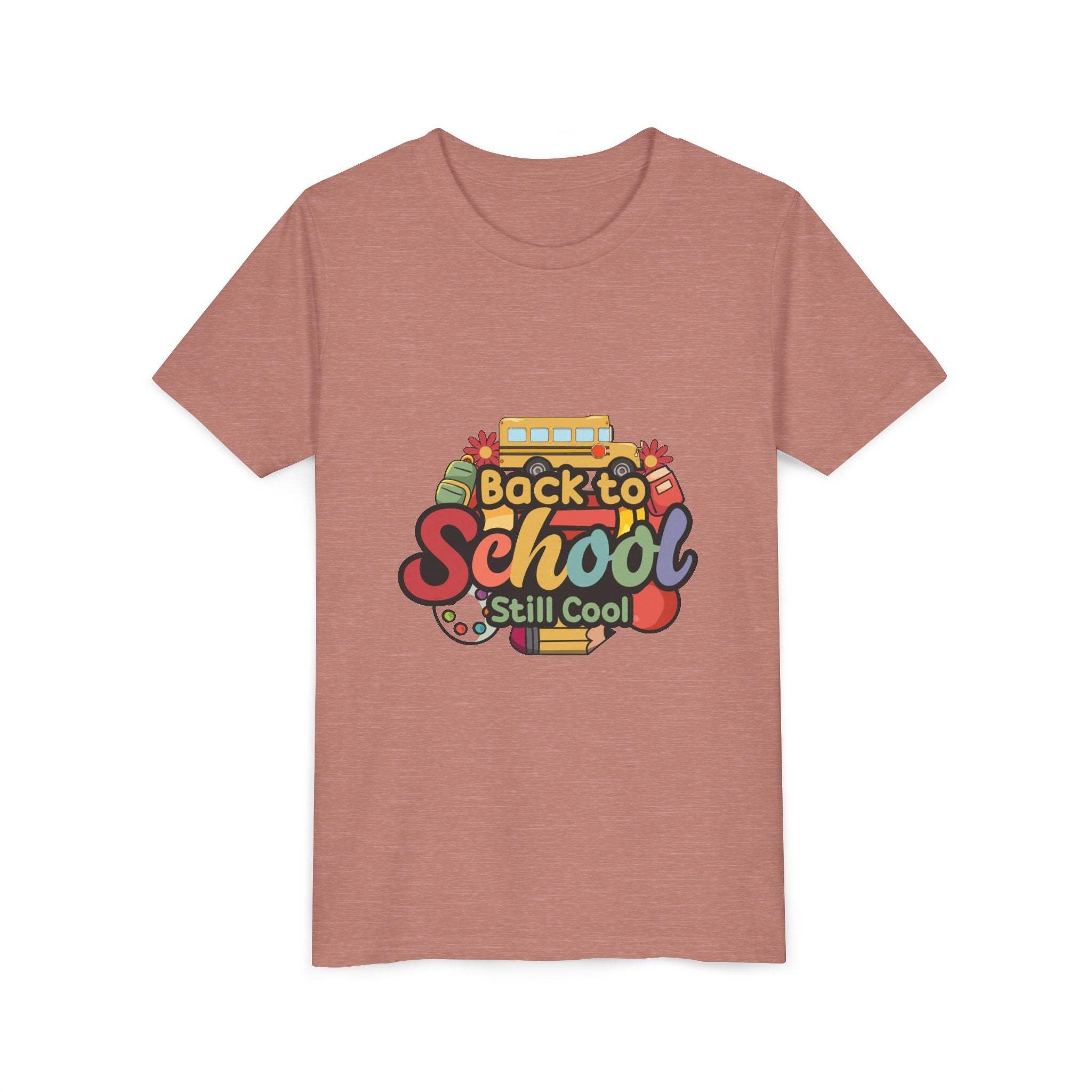 Back to School Youth Tee - Lightweight Cotton T-Shirt for Kids & Teens