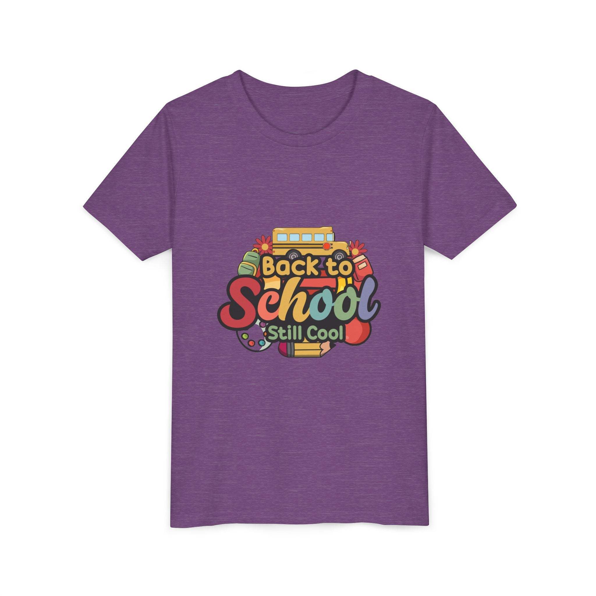 Back to School Youth Tee - Lightweight Cotton T-Shirt for Kids & Teens