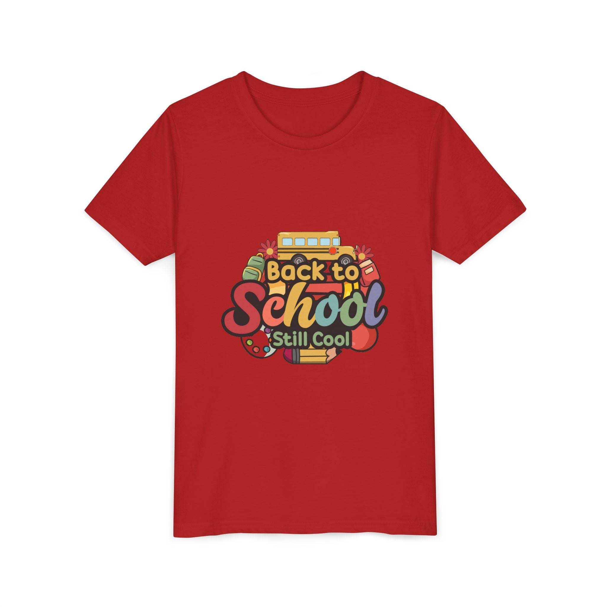 Back to School Youth Tee - Lightweight Cotton T-Shirt for Kids & Teens