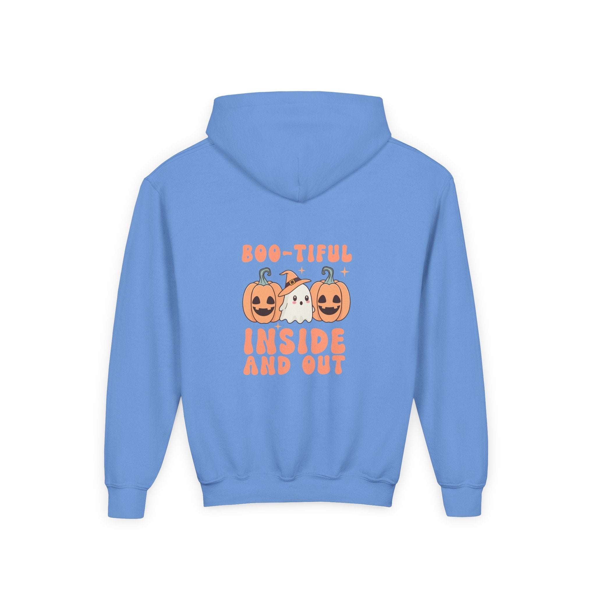 Hooded Sweatshirt - Boo-tiful Inside and Out Halloween Design - TeninoVentures