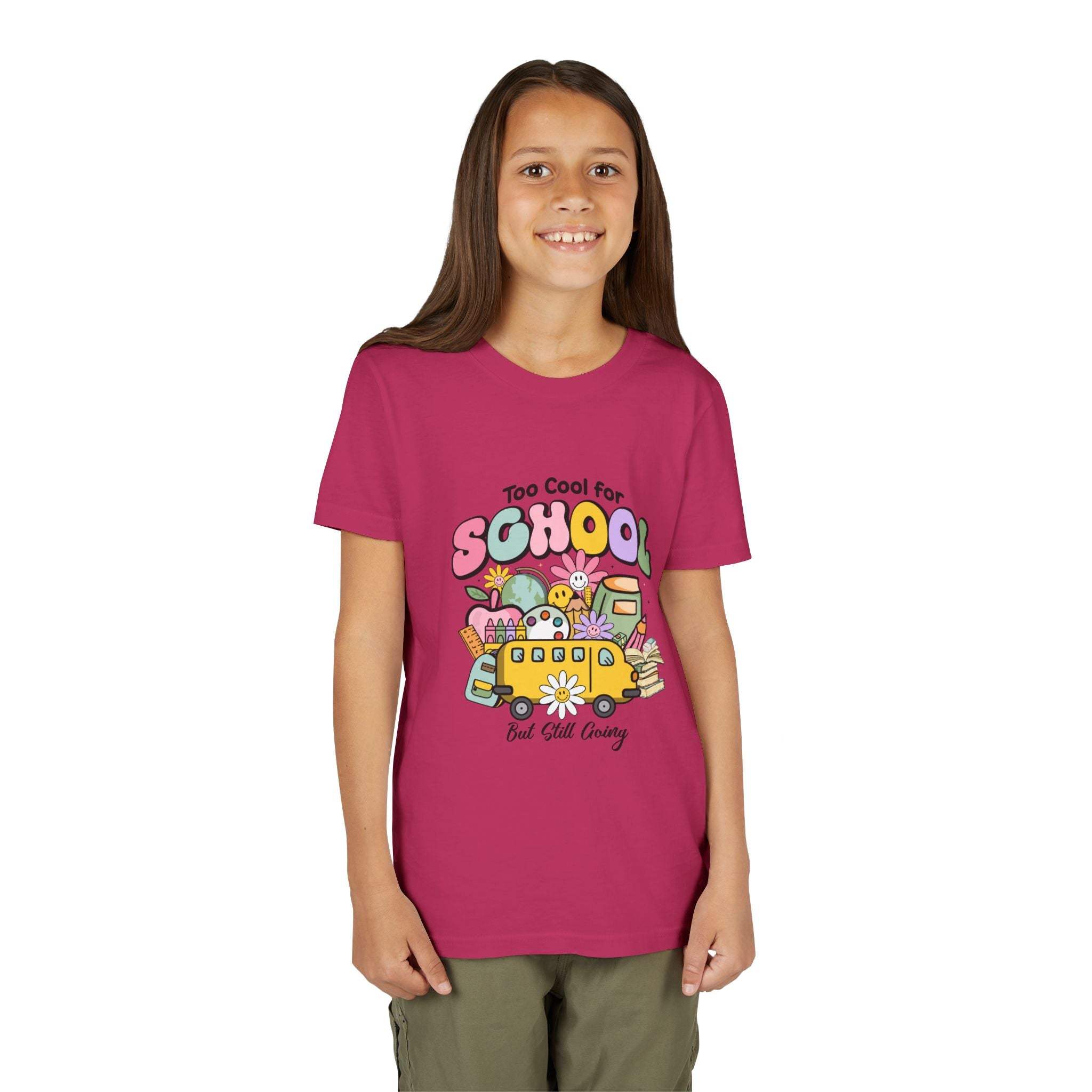 Too Cool for School But Still Going Kids T-Shirt - TeninoVentures