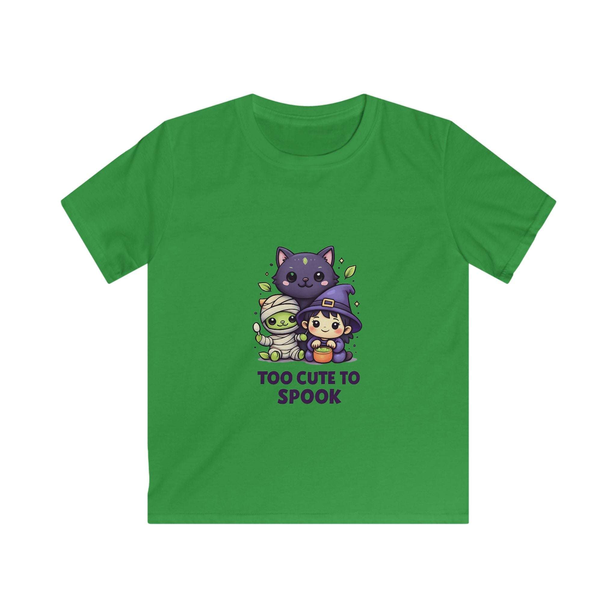 Kids Tee - Too Cute to Spook Halloween Design - TeninoVentures