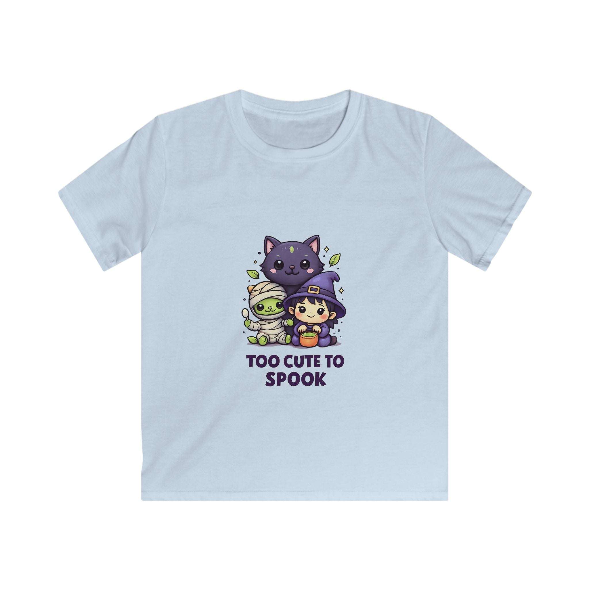 Kids Tee - Too Cute to Spook Halloween Design - TeninoVentures