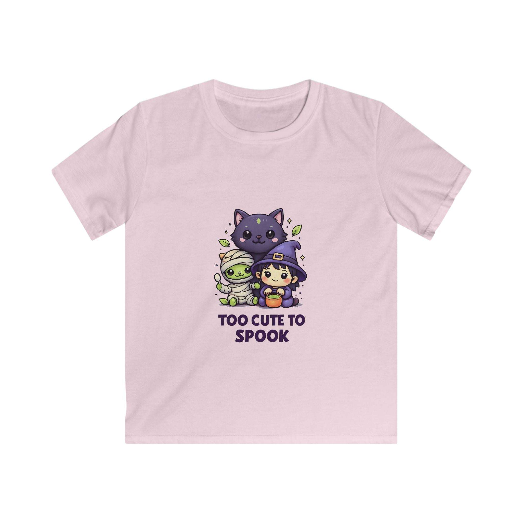 Kids Tee - Too Cute to Spook Halloween Design - TeninoVentures