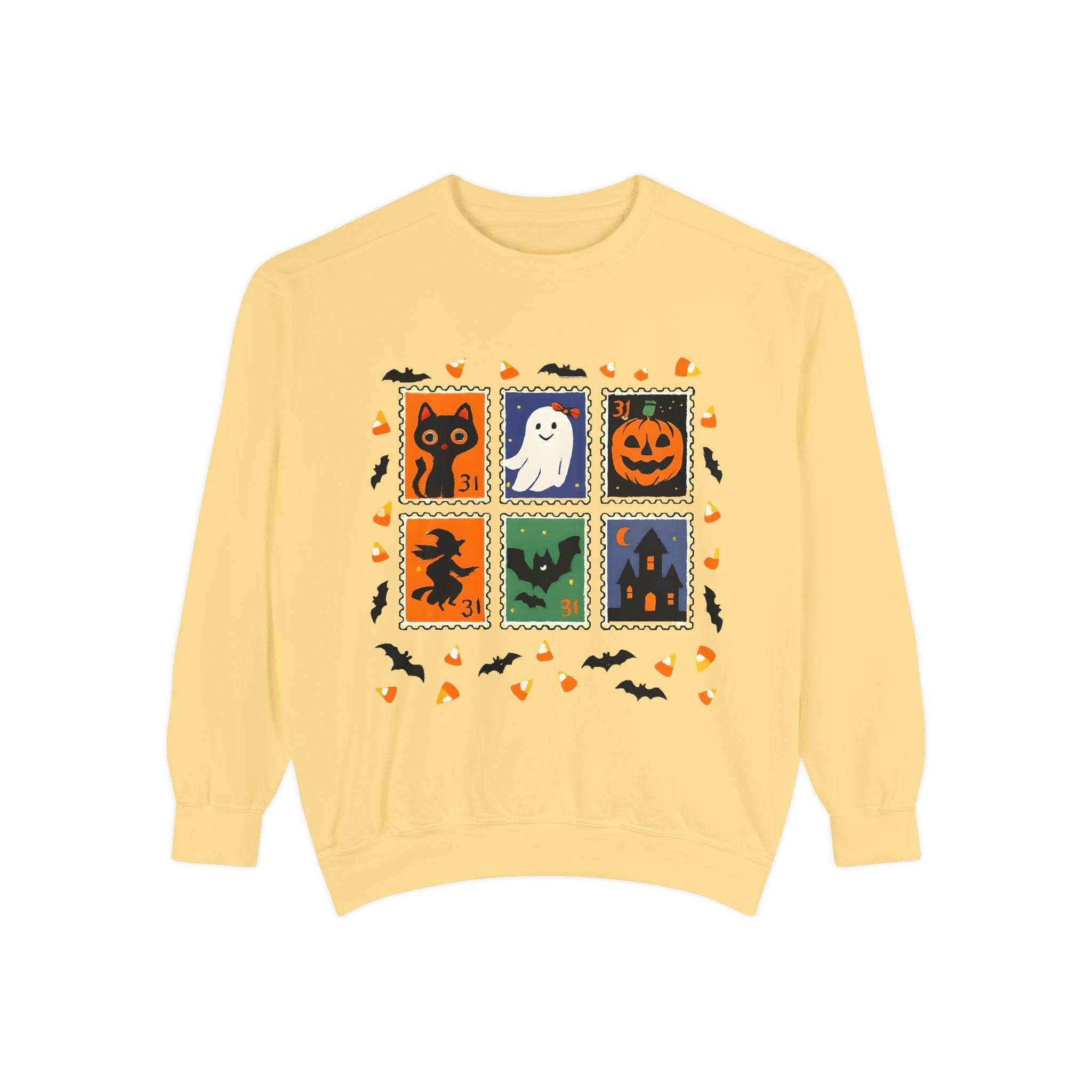 Retro Halloween Stamp Sweatshirt - TeninoVentures