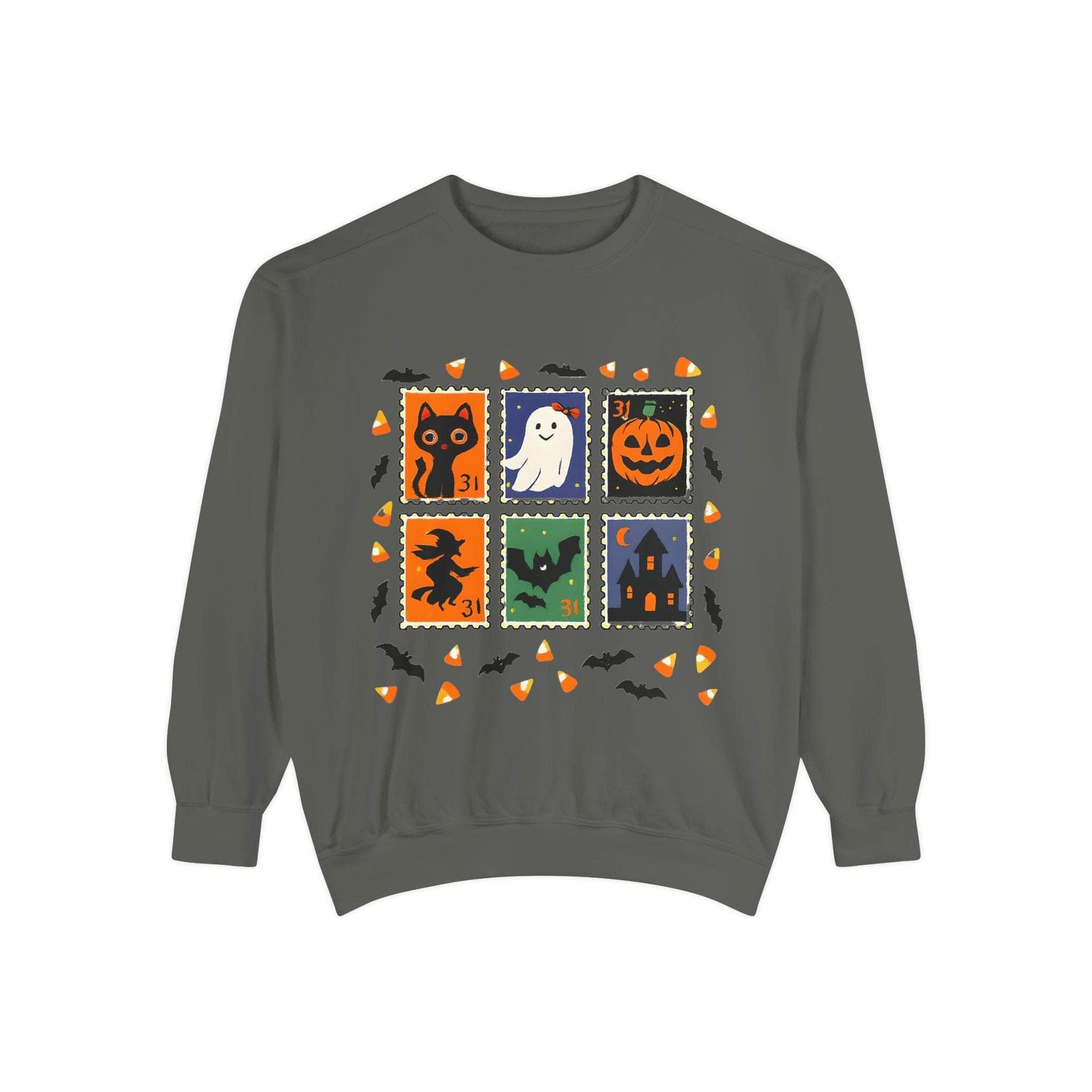 Retro Halloween Stamp Sweatshirt - TeninoVentures