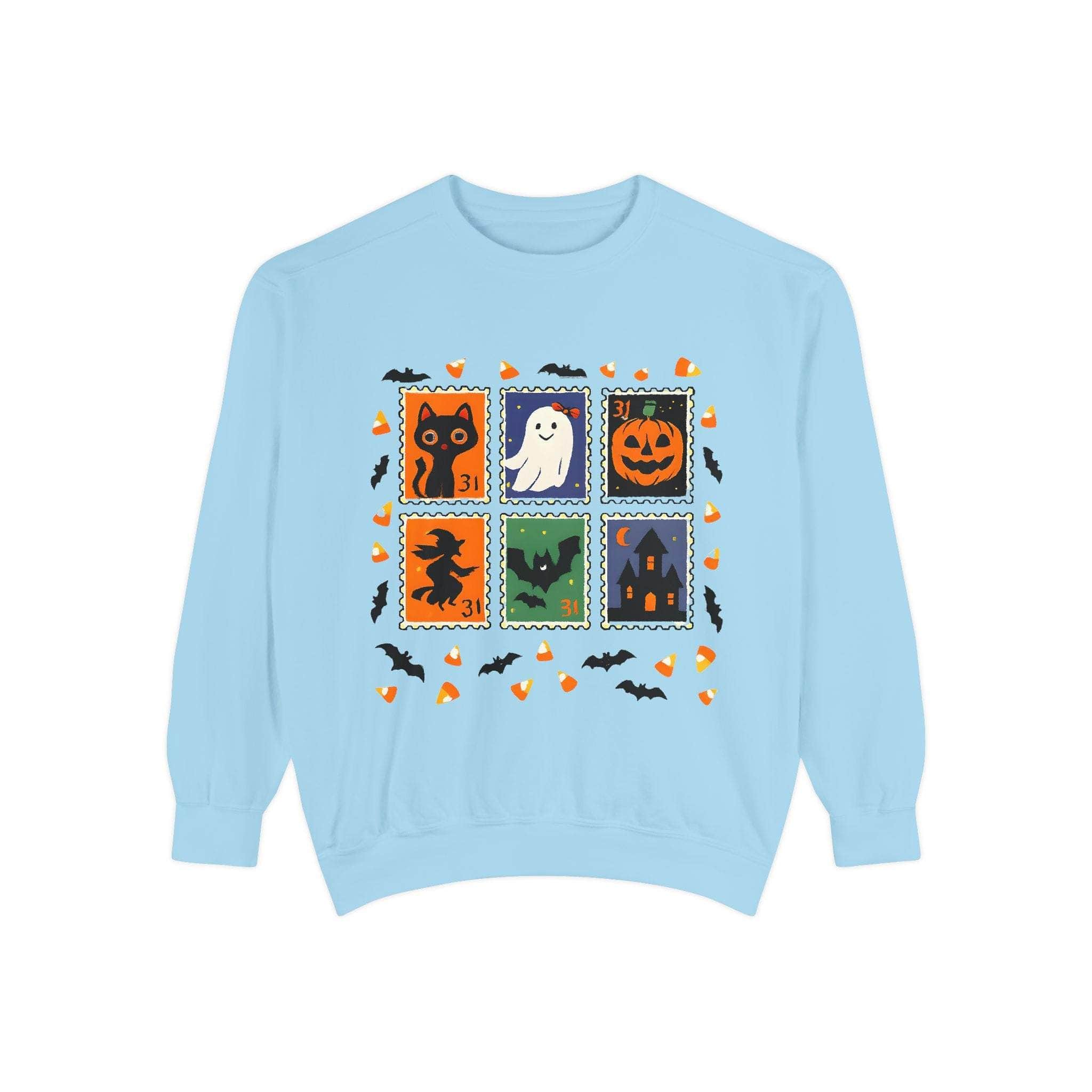 Retro Halloween Stamp Sweatshirt - TeninoVentures