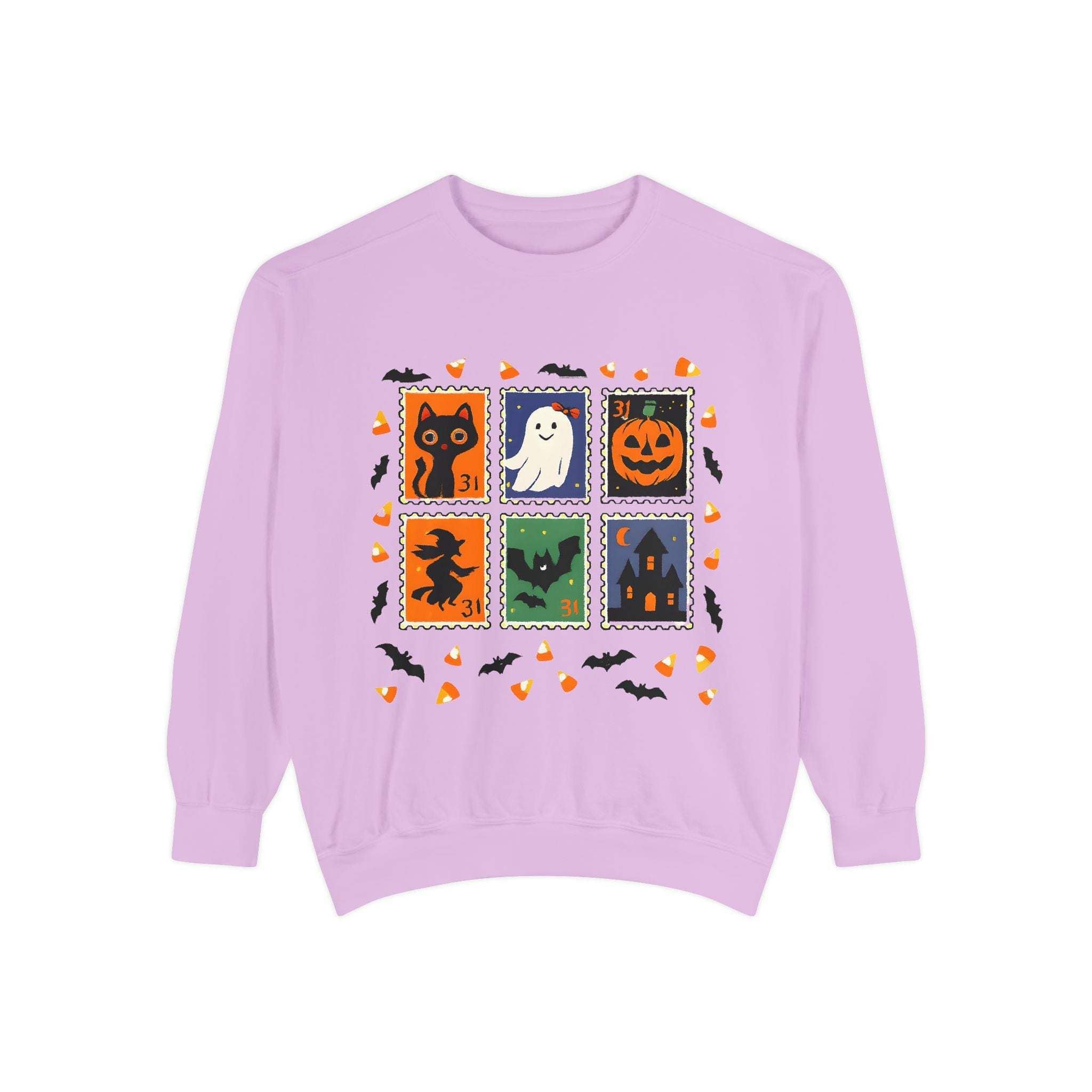 Retro Halloween Stamp Sweatshirt - TeninoVentures