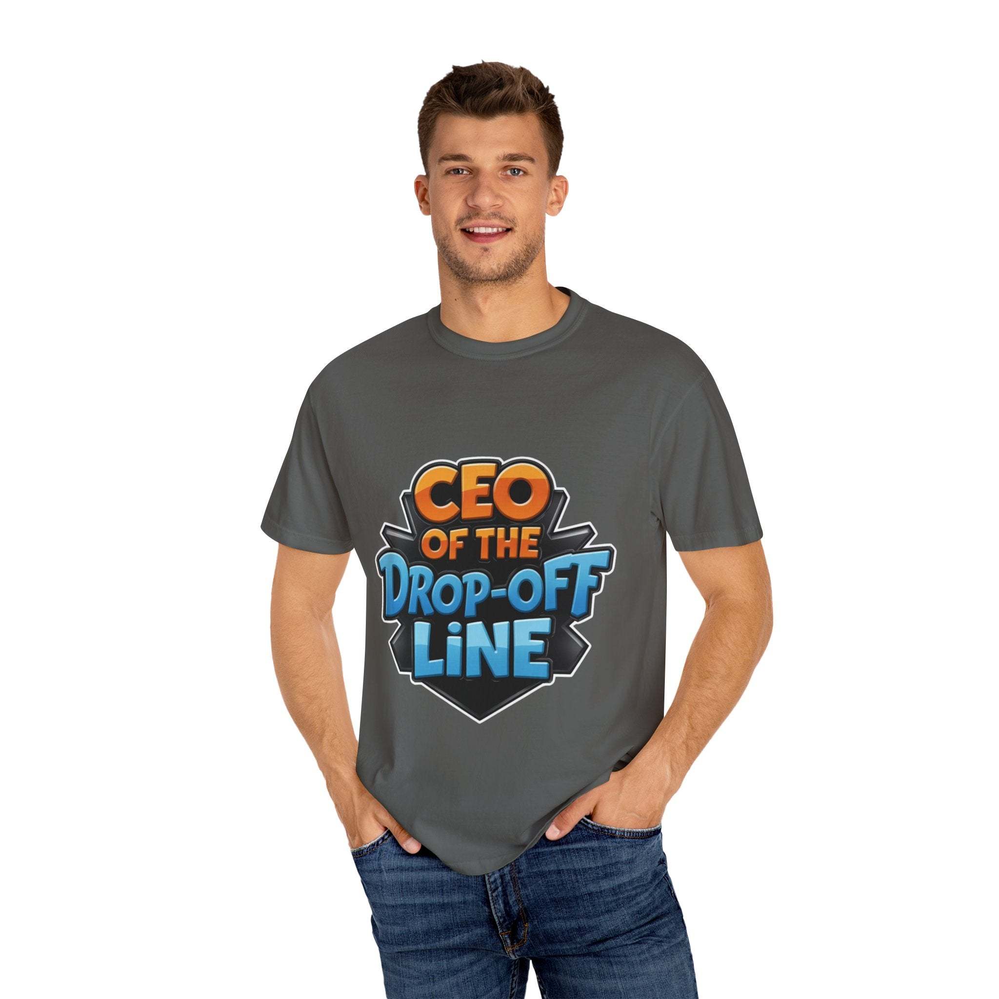 CEO Drop-Off Line T-Shirt For Back to School - TeninoVentures