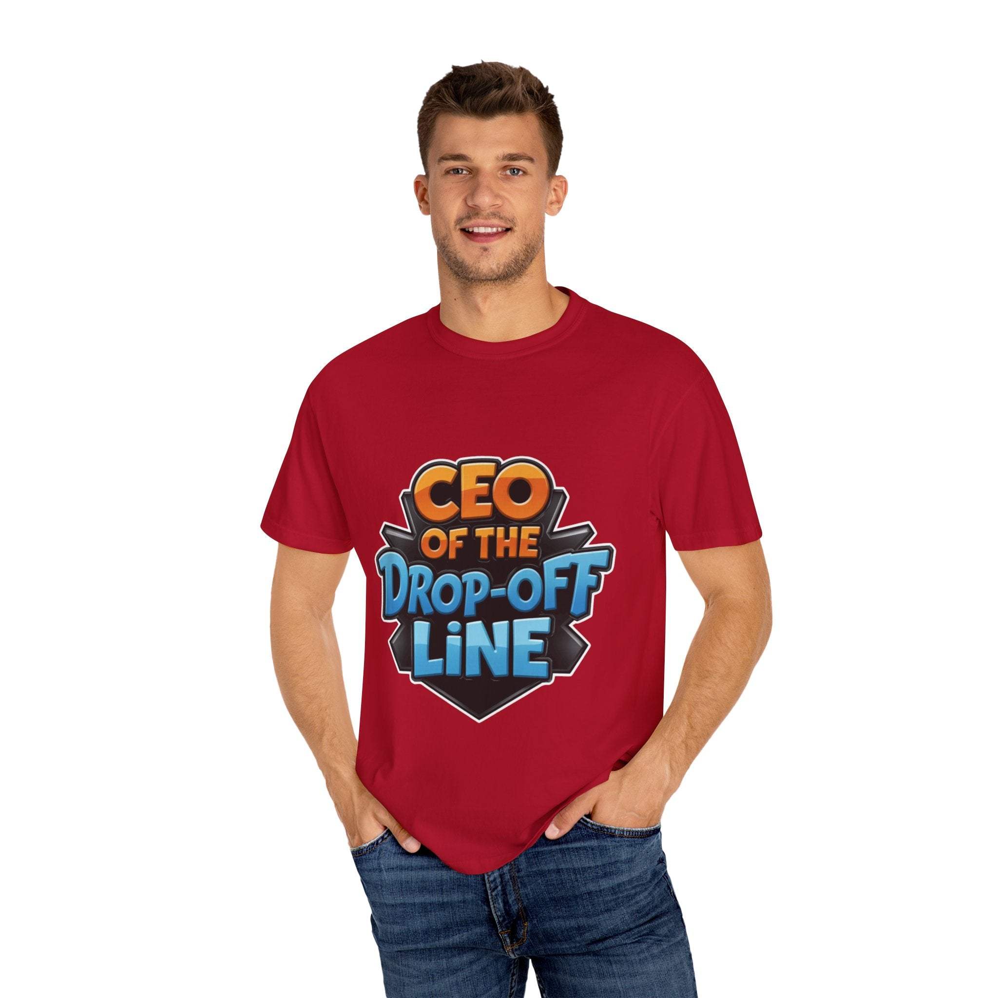CEO Drop-Off Line T-Shirt For Back to School - TeninoVentures