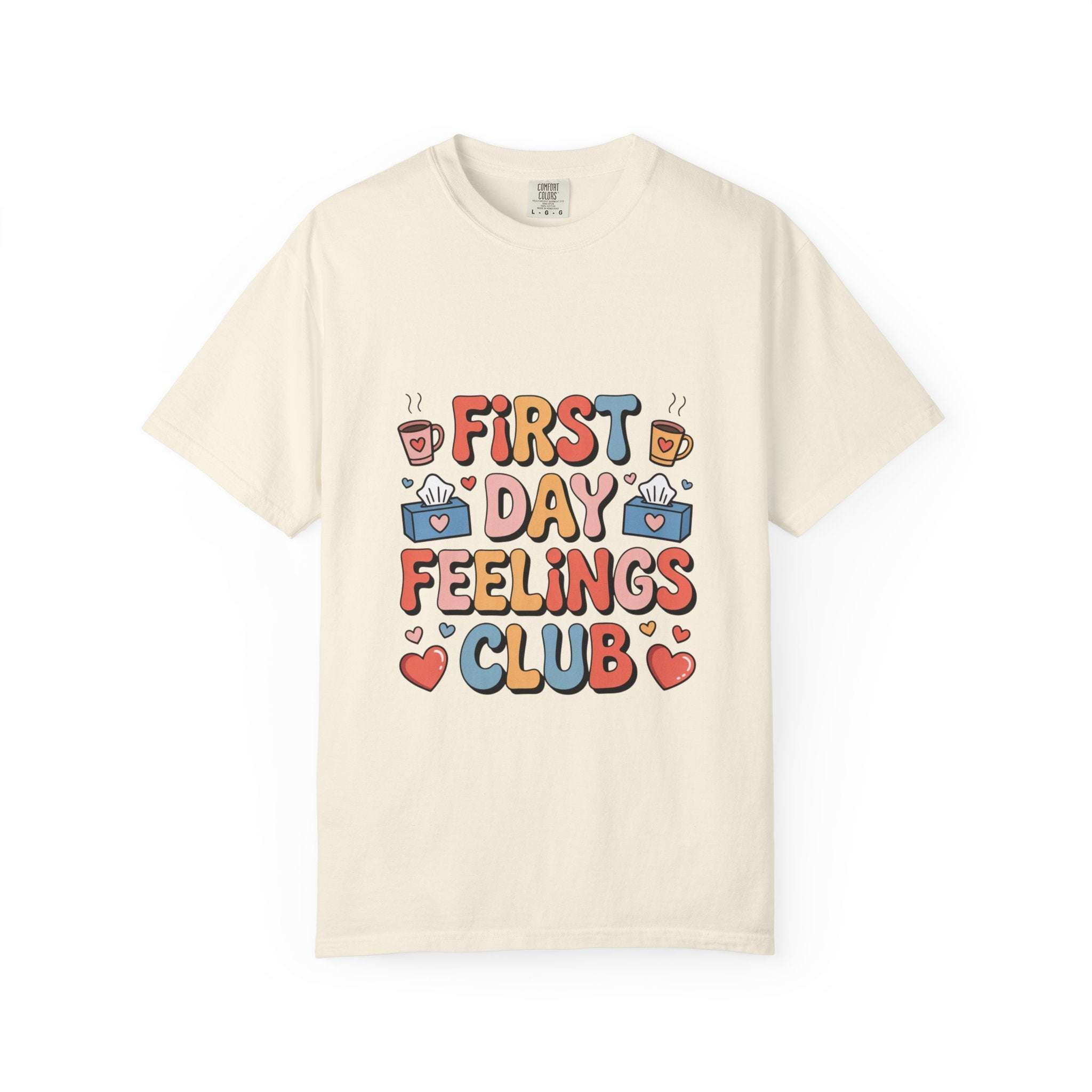 Garment-Dyed T-shirt for Back to School | First Day Feelings Club.