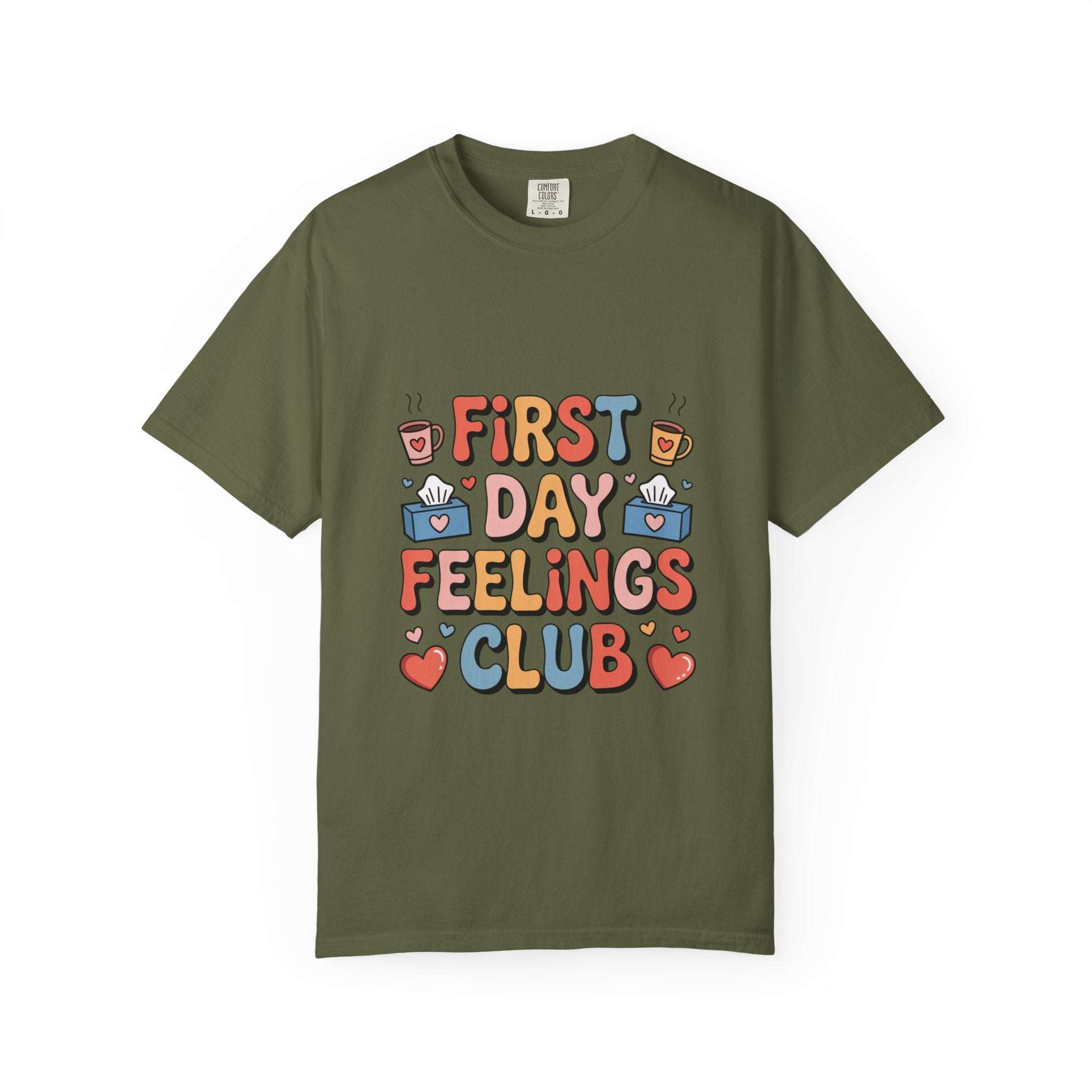 Garment-Dyed T-shirt for Back to School | First Day Feelings Club.