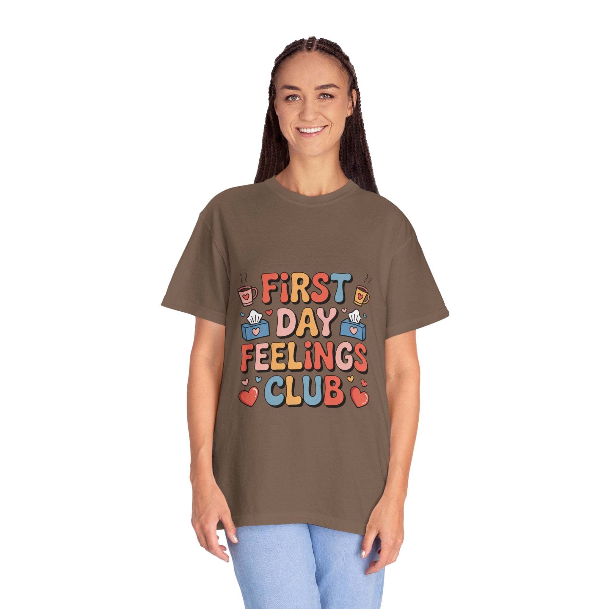 Garment-Dyed T-shirt for Back to School | First Day Feelings Club.