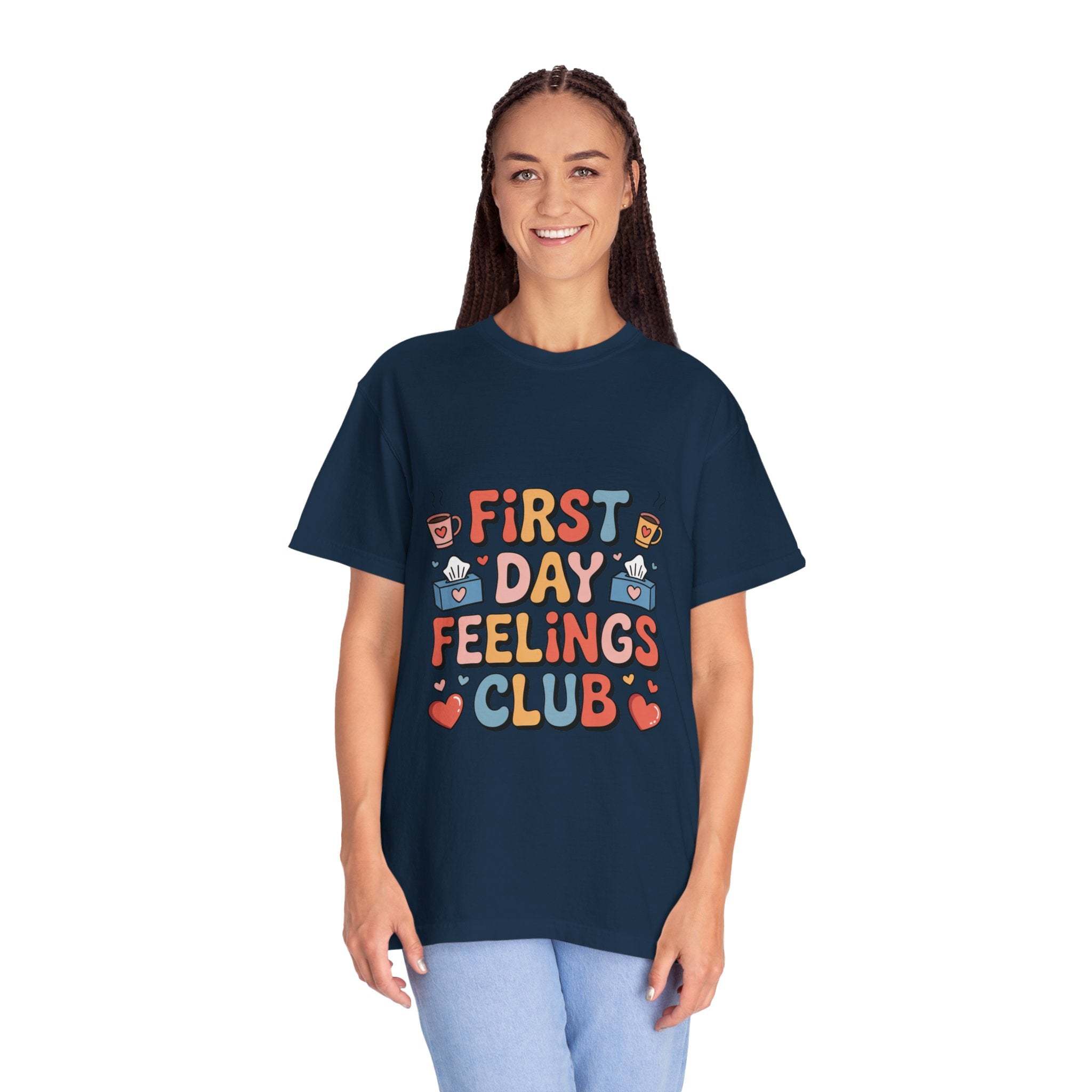 Garment-Dyed T-shirt for Back to School | First Day Feelings Club.