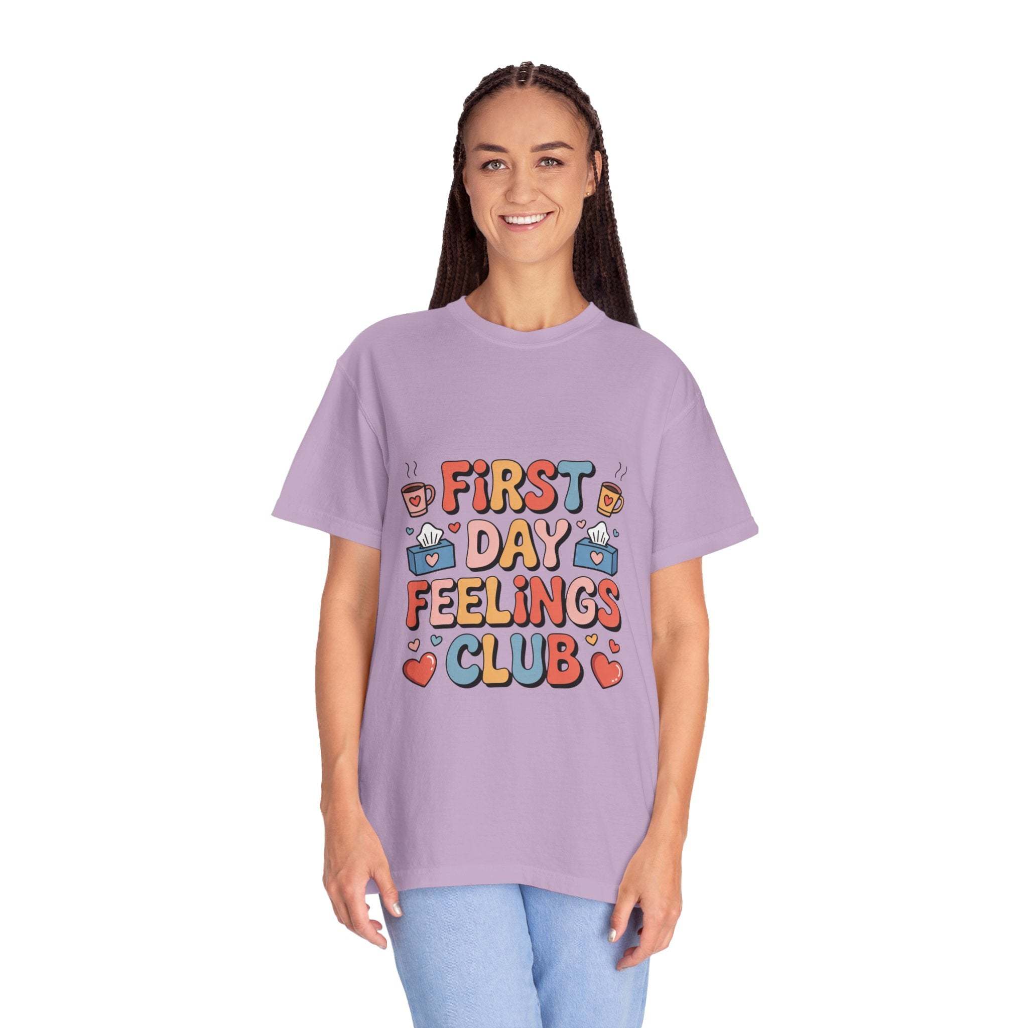 Garment-Dyed T-shirt for Back to School | First Day Feelings Club.