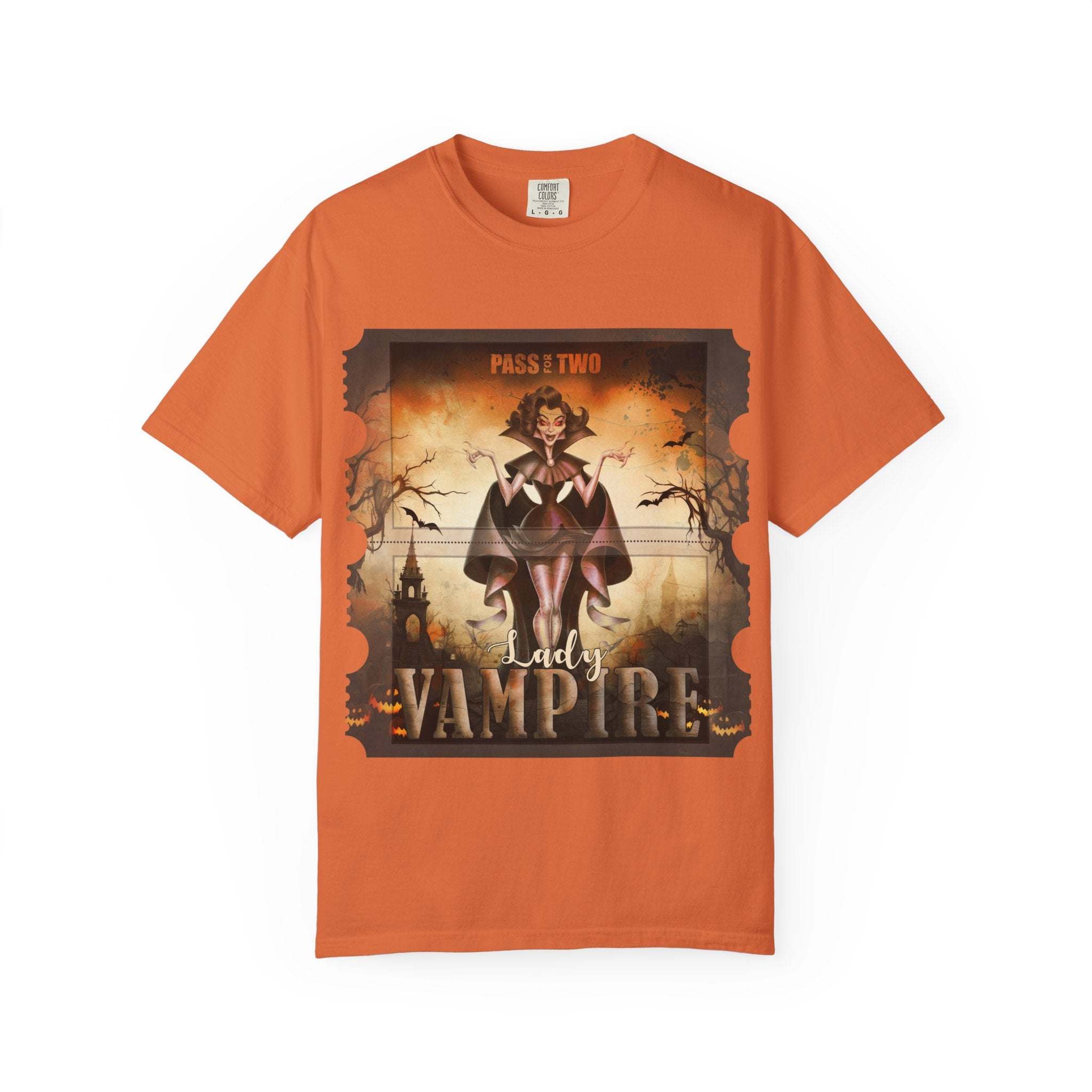 Halloween Lady Vampire T-shirt - TeninoVentures