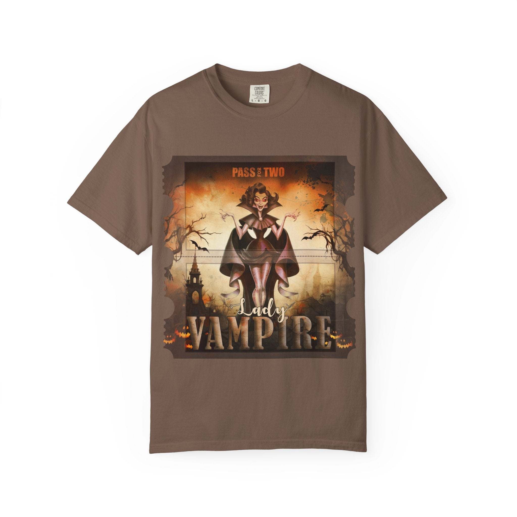 Halloween Lady Vampire T-shirt - TeninoVentures