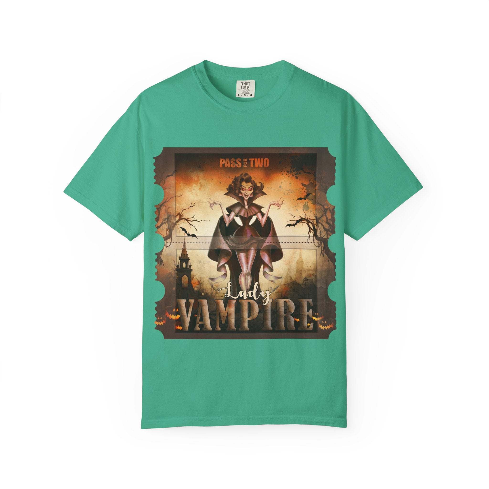 Halloween Lady Vampire T-shirt - TeninoVentures