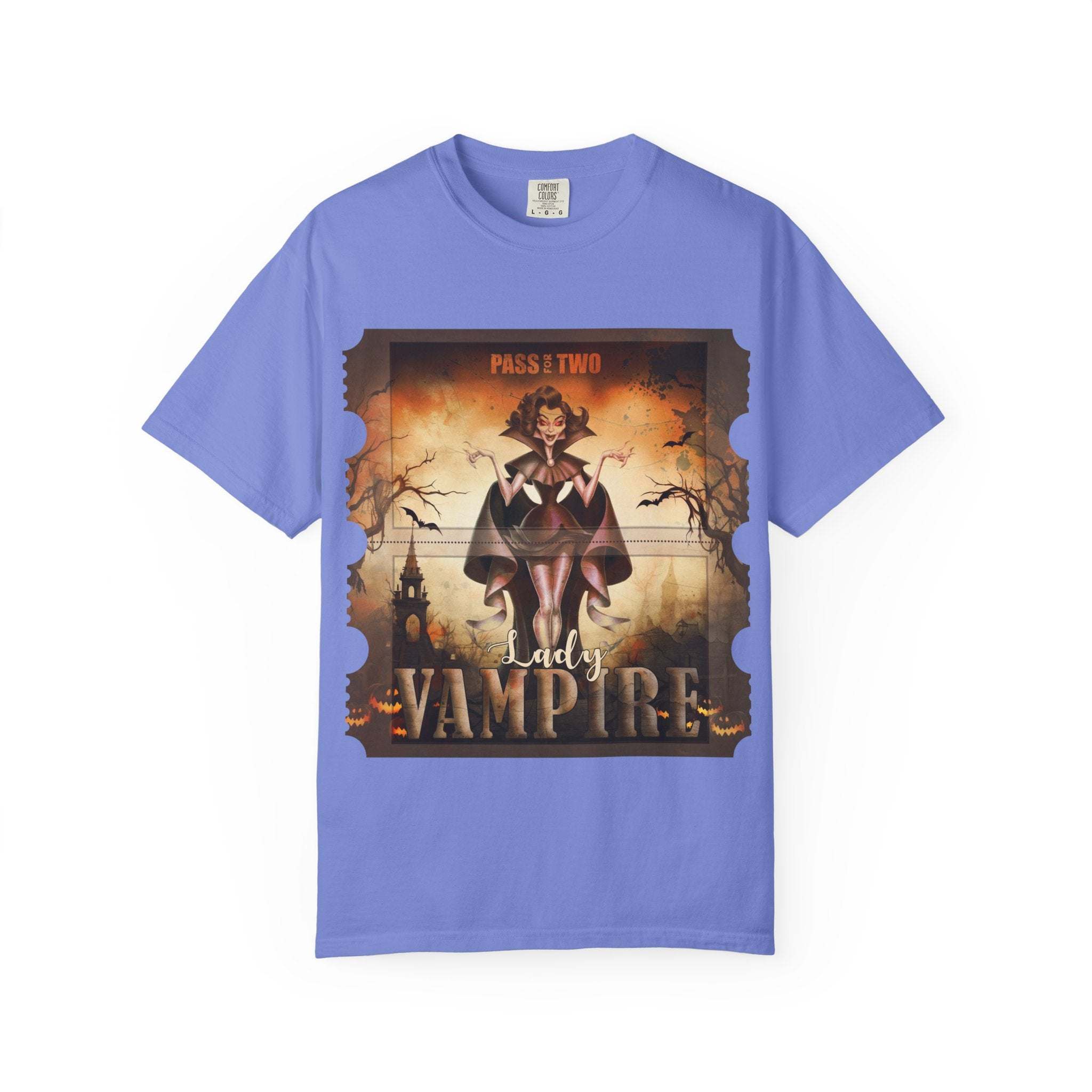 Halloween Lady Vampire T-shirt - TeninoVentures
