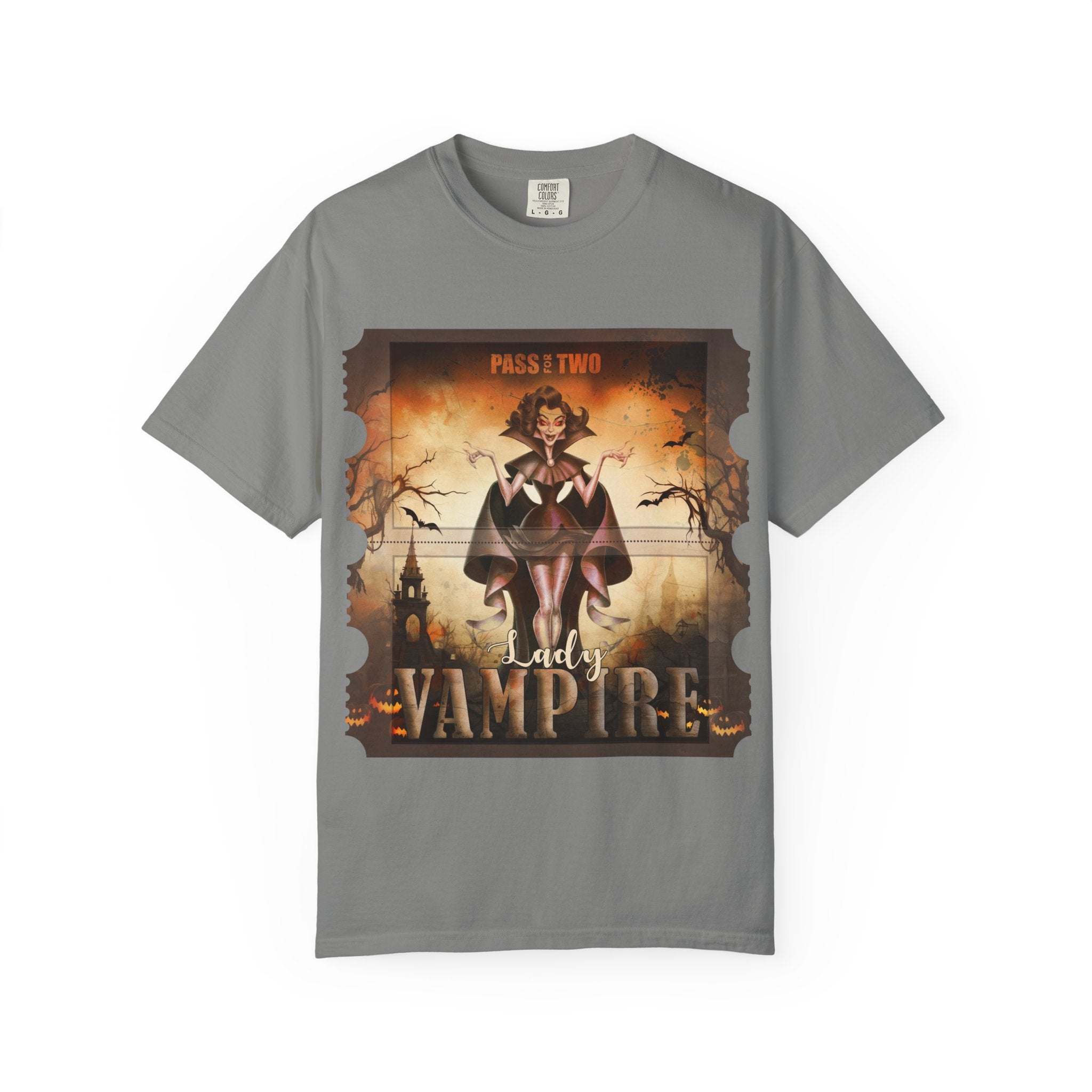 Halloween Lady Vampire T-shirt - TeninoVentures