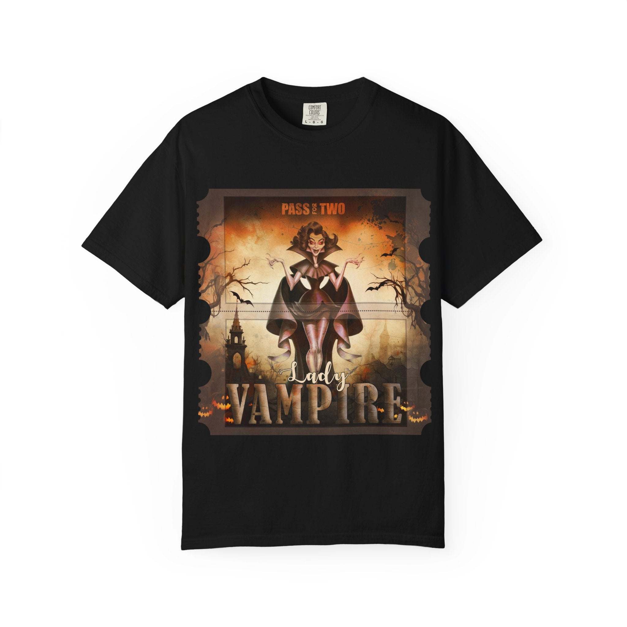 Halloween Lady Vampire T-shirt - TeninoVentures
