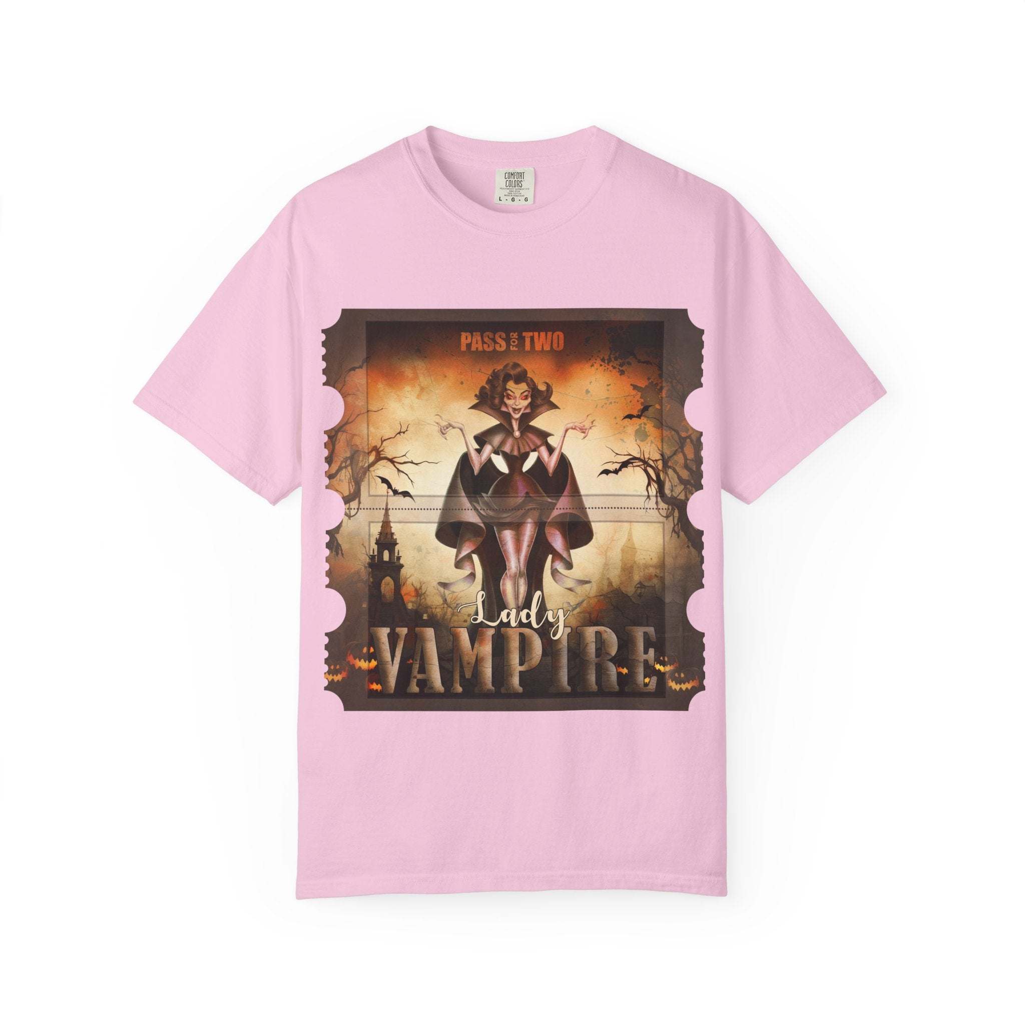 Halloween Lady Vampire T-shirt - TeninoVentures