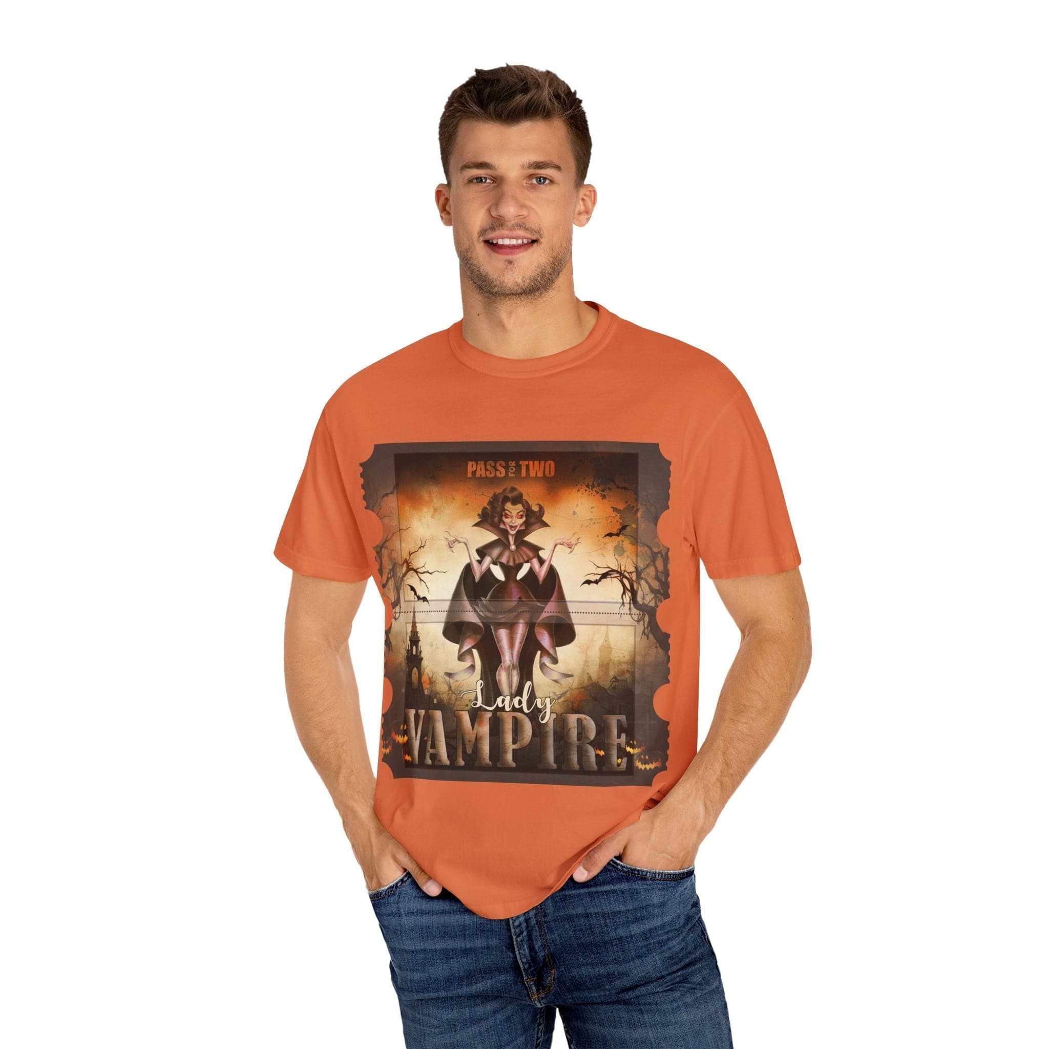 Halloween Lady Vampire T-shirt - TeninoVentures