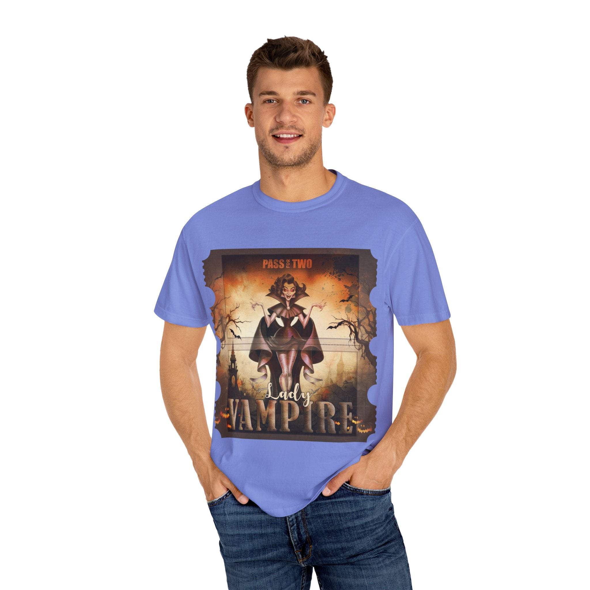 Halloween Lady Vampire T-shirt - TeninoVentures