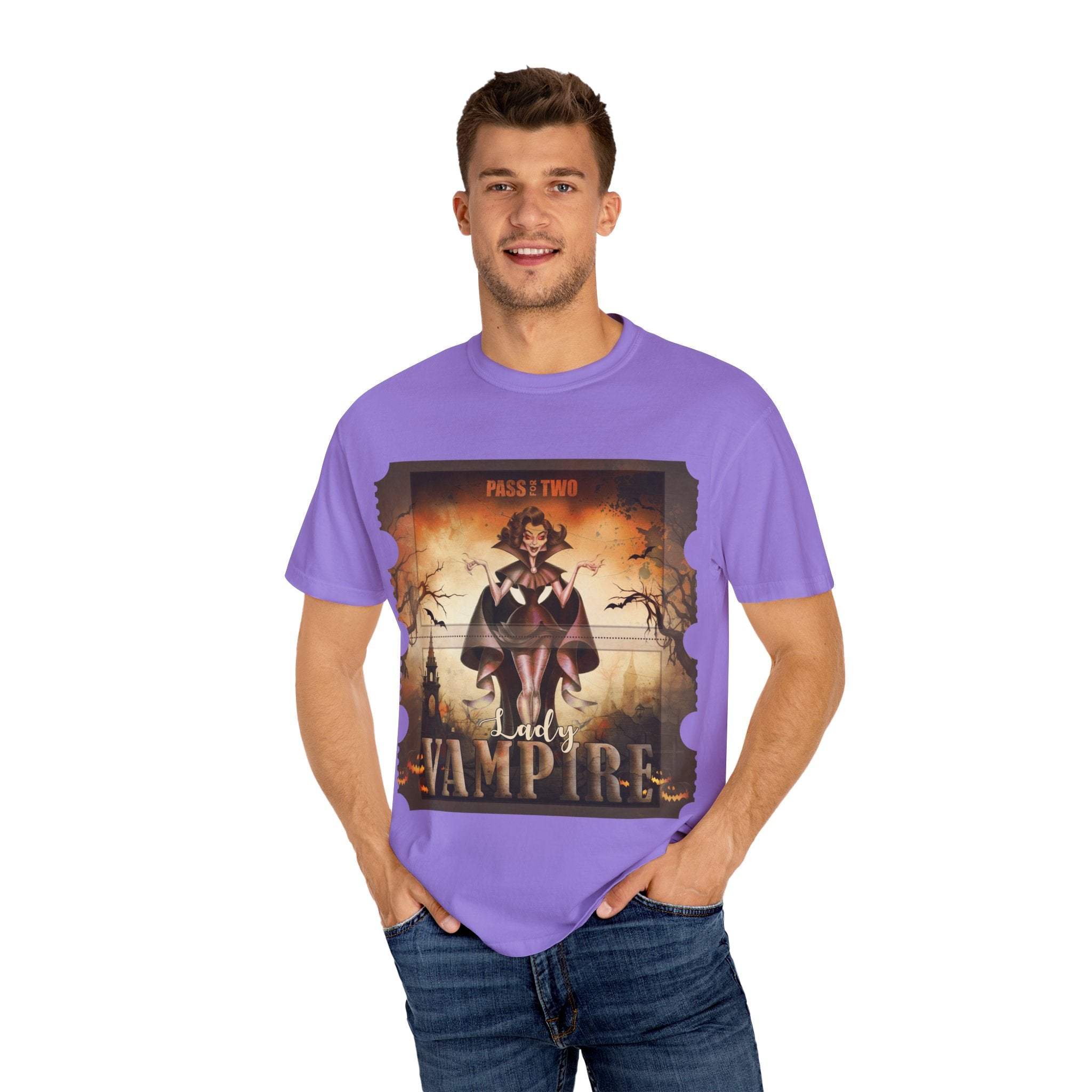 Halloween Lady Vampire T-shirt - TeninoVentures