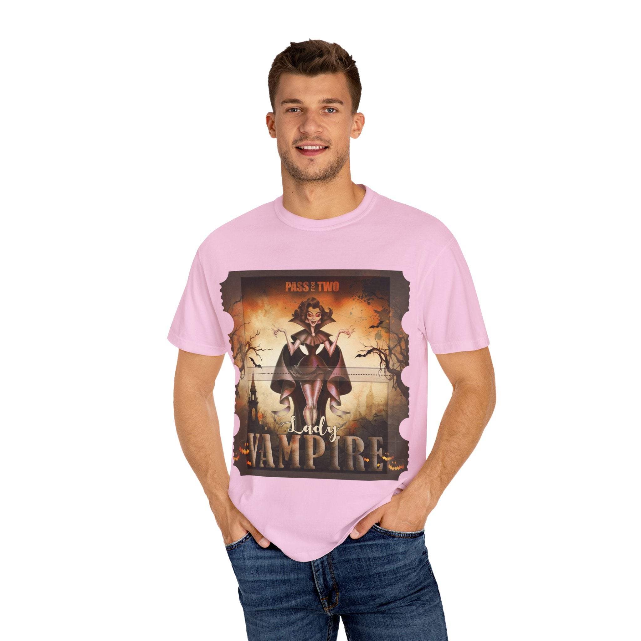 Halloween Lady Vampire T-shirt - TeninoVentures