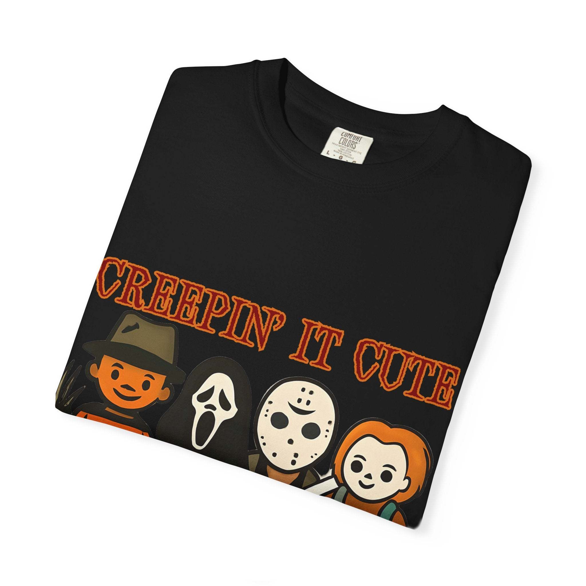Retro Horror Movie Creepin It Cute Halloween T-shirt - TeninoVentures