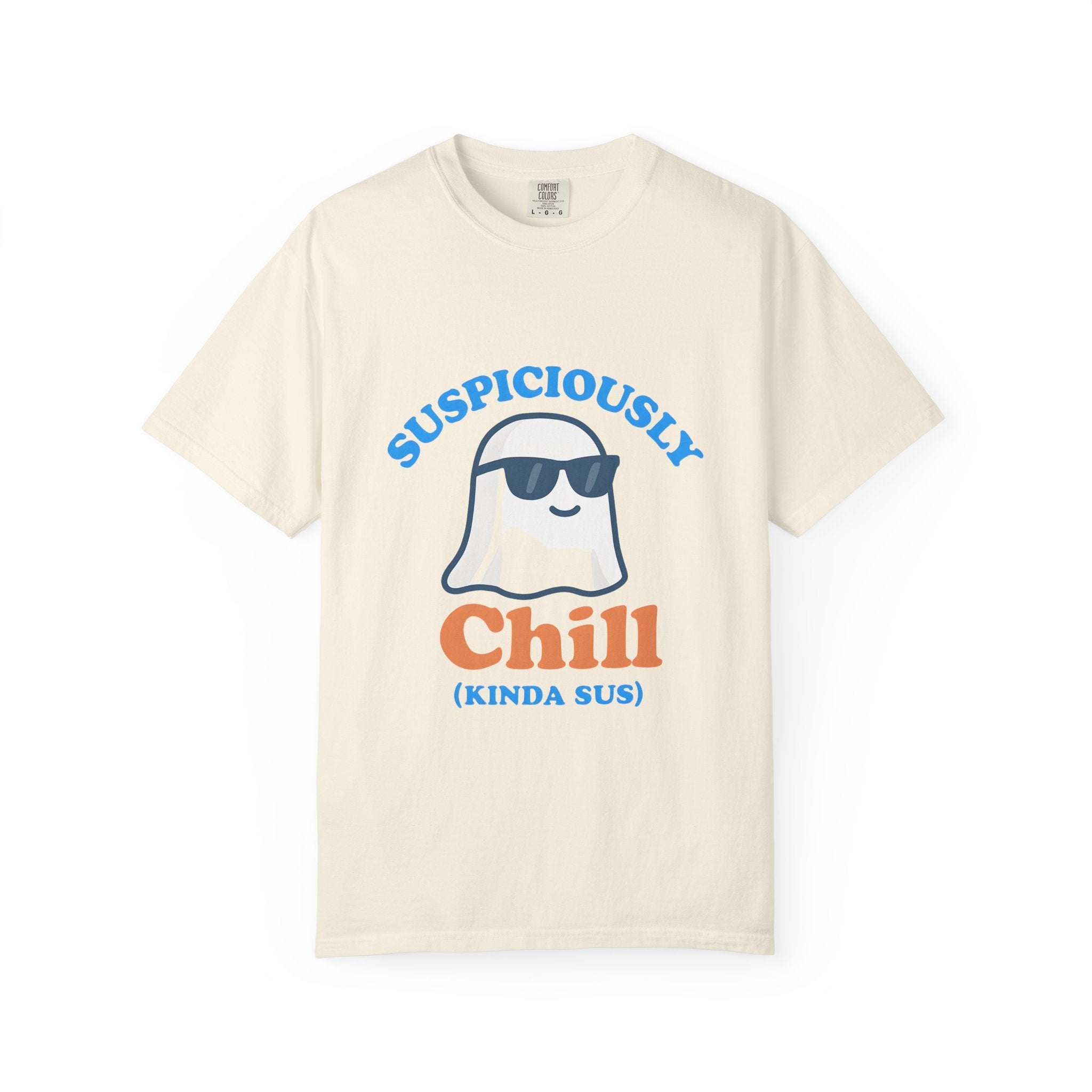 Suspiciously Chill Kinda Sus Ghost T-shirt - TeninoVentures