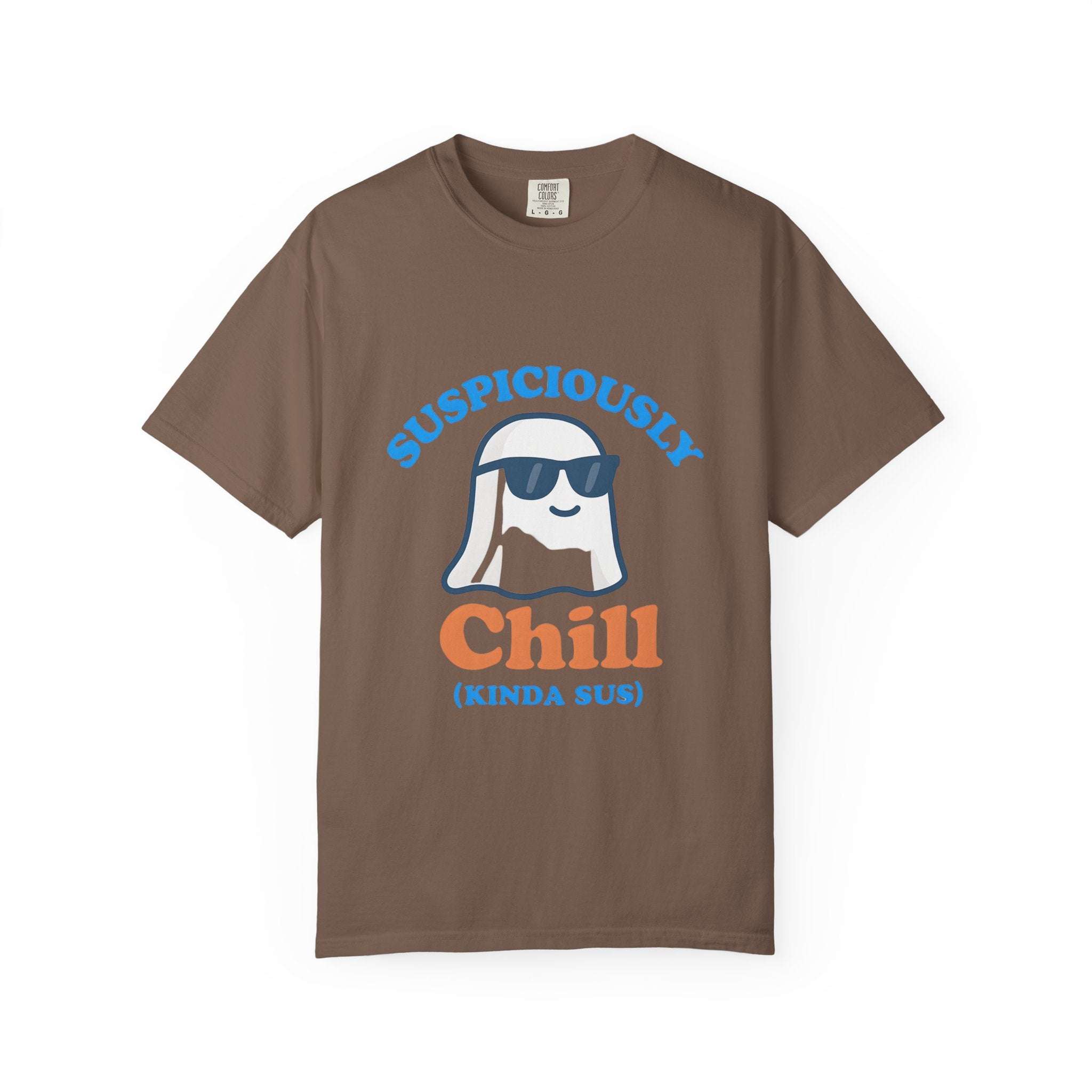 Suspiciously Chill Kinda Sus Ghost T-shirt - TeninoVentures