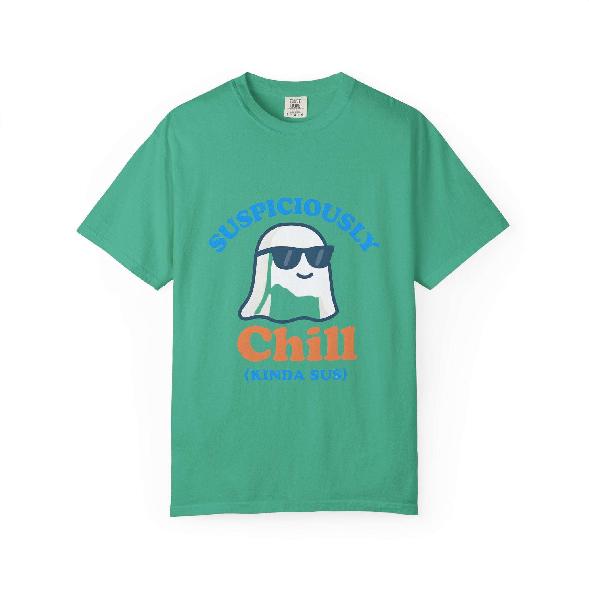 Suspiciously Chill Kinda Sus Ghost T-shirt - TeninoVentures