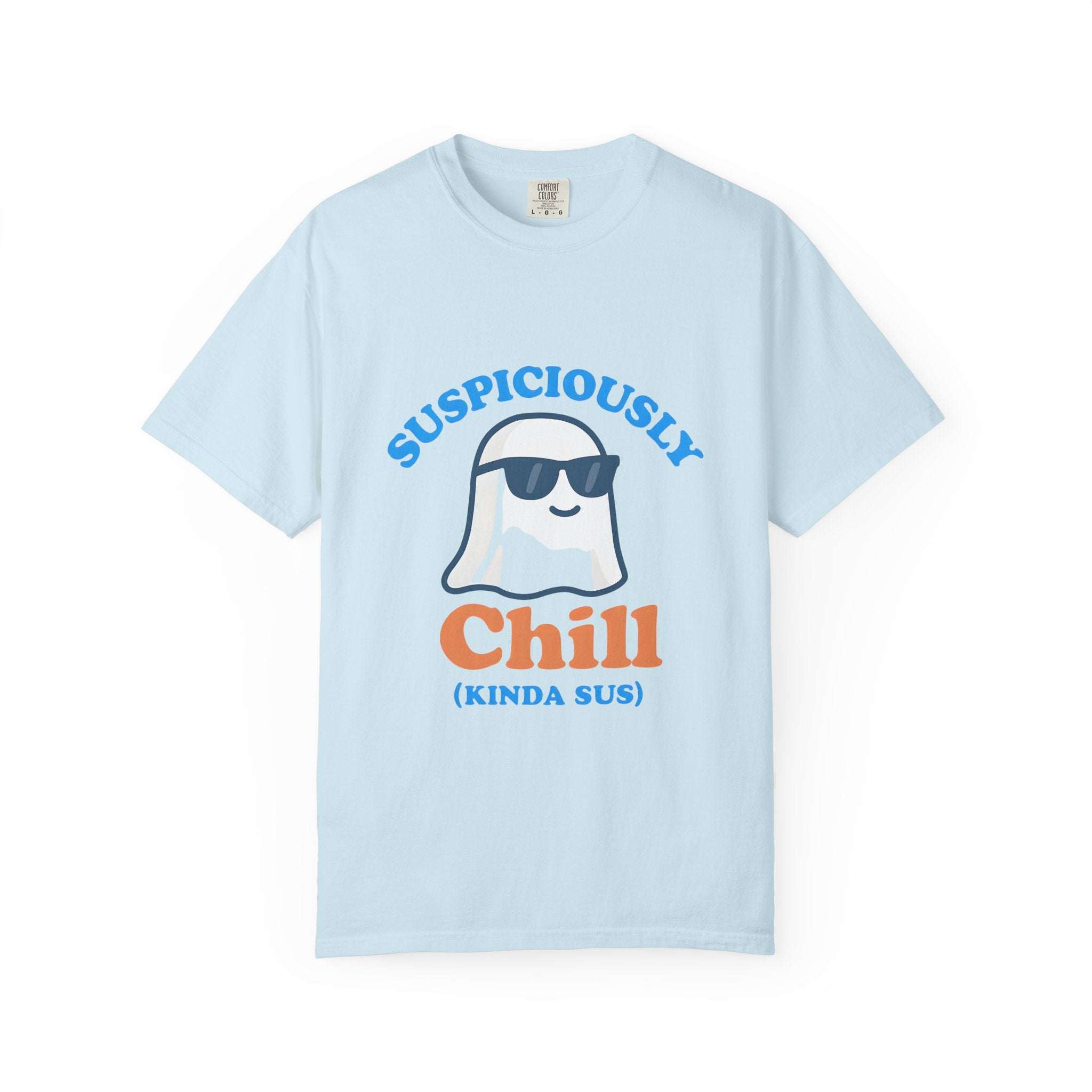 Suspiciously Chill Kinda Sus Ghost T-shirt - TeninoVentures