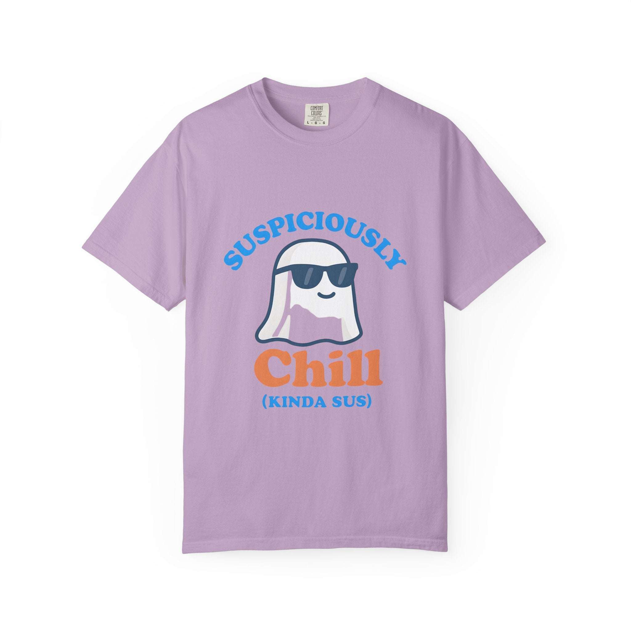 Suspiciously Chill Kinda Sus Ghost T-shirt - TeninoVentures