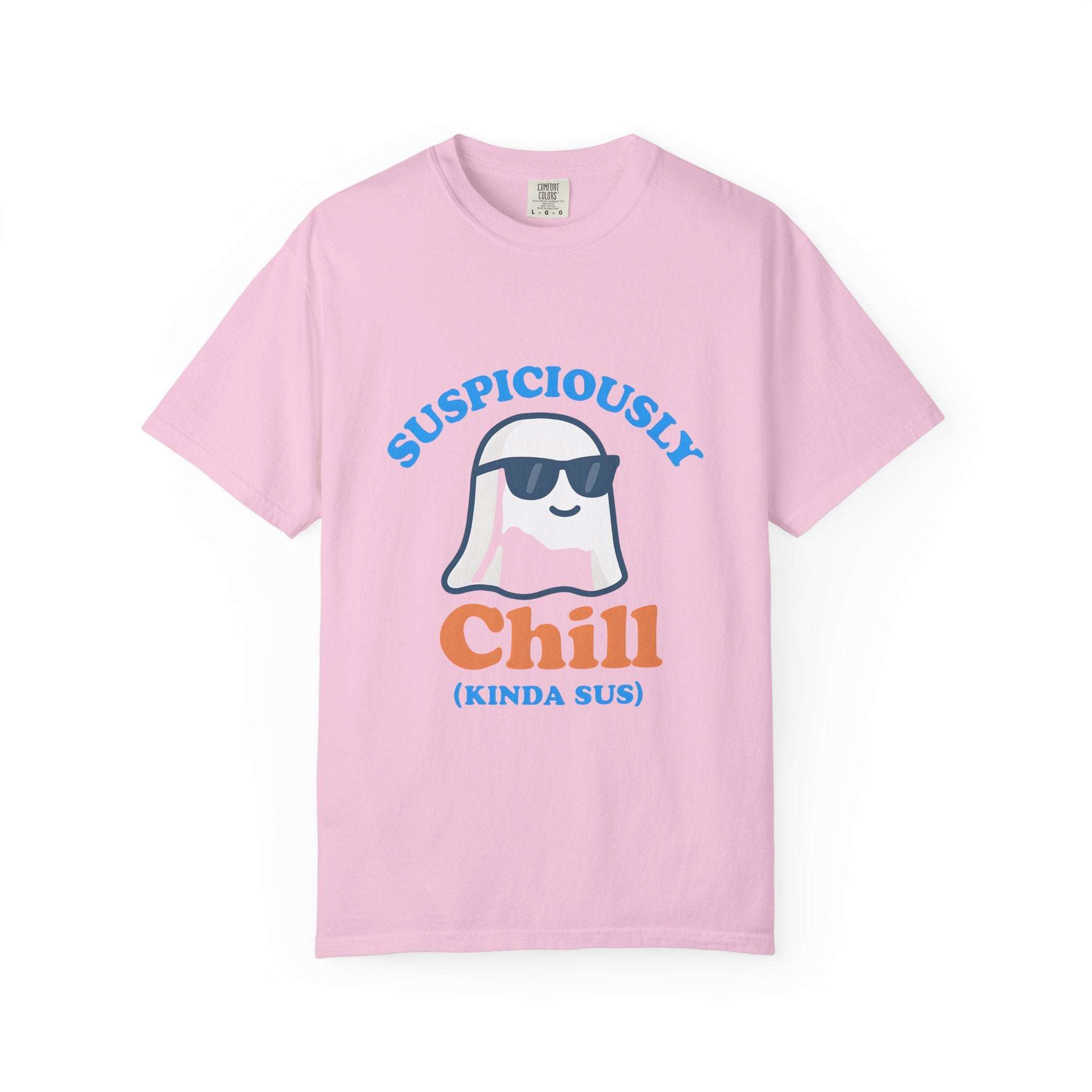Suspiciously Chill Kinda Sus Ghost T-shirt - TeninoVentures