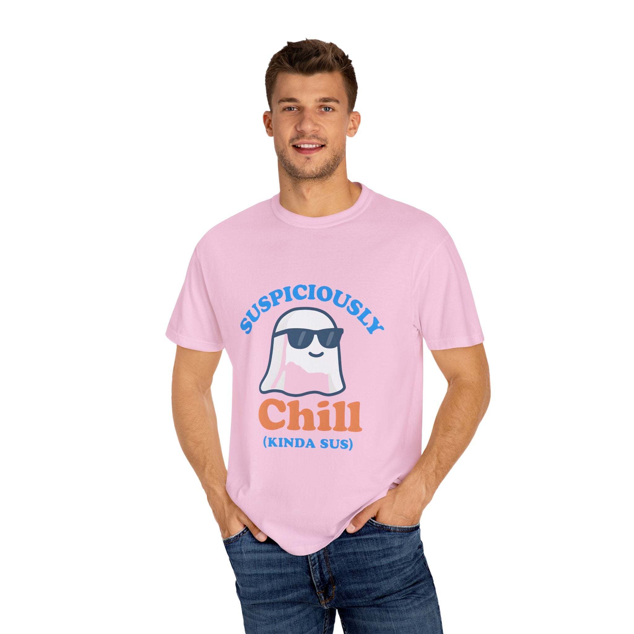 Suspiciously Chill Kinda Sus Ghost T-shirt - TeninoVentures