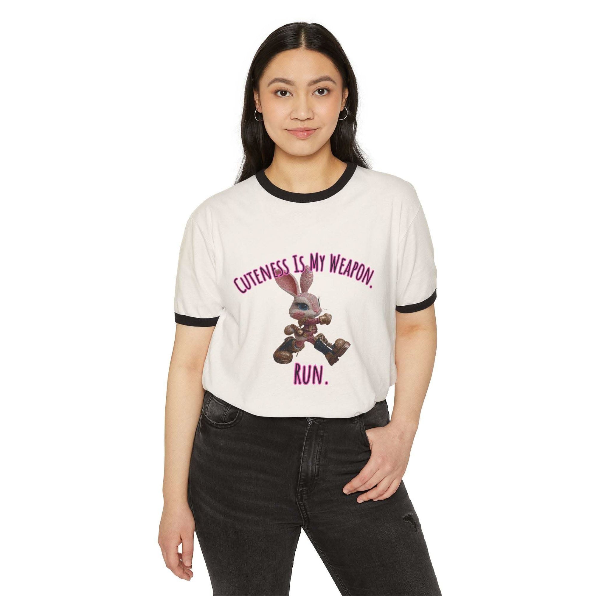 Cuteness Is My Weapon Run Bratcore T-Shirt - TeninoVentures
